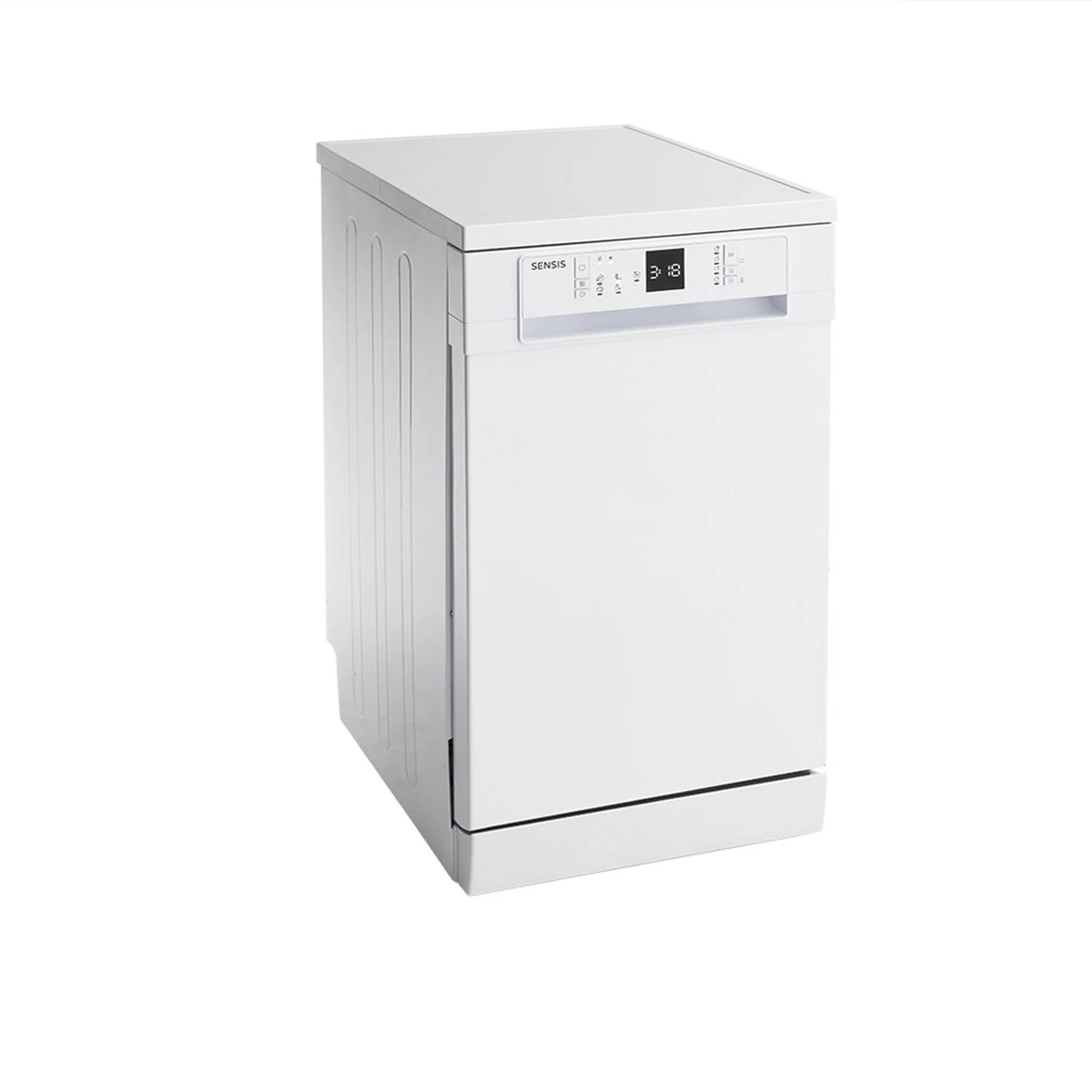 Sensis DWF0110SLEW Slimline Dishwasher In White - 10 Place Settings