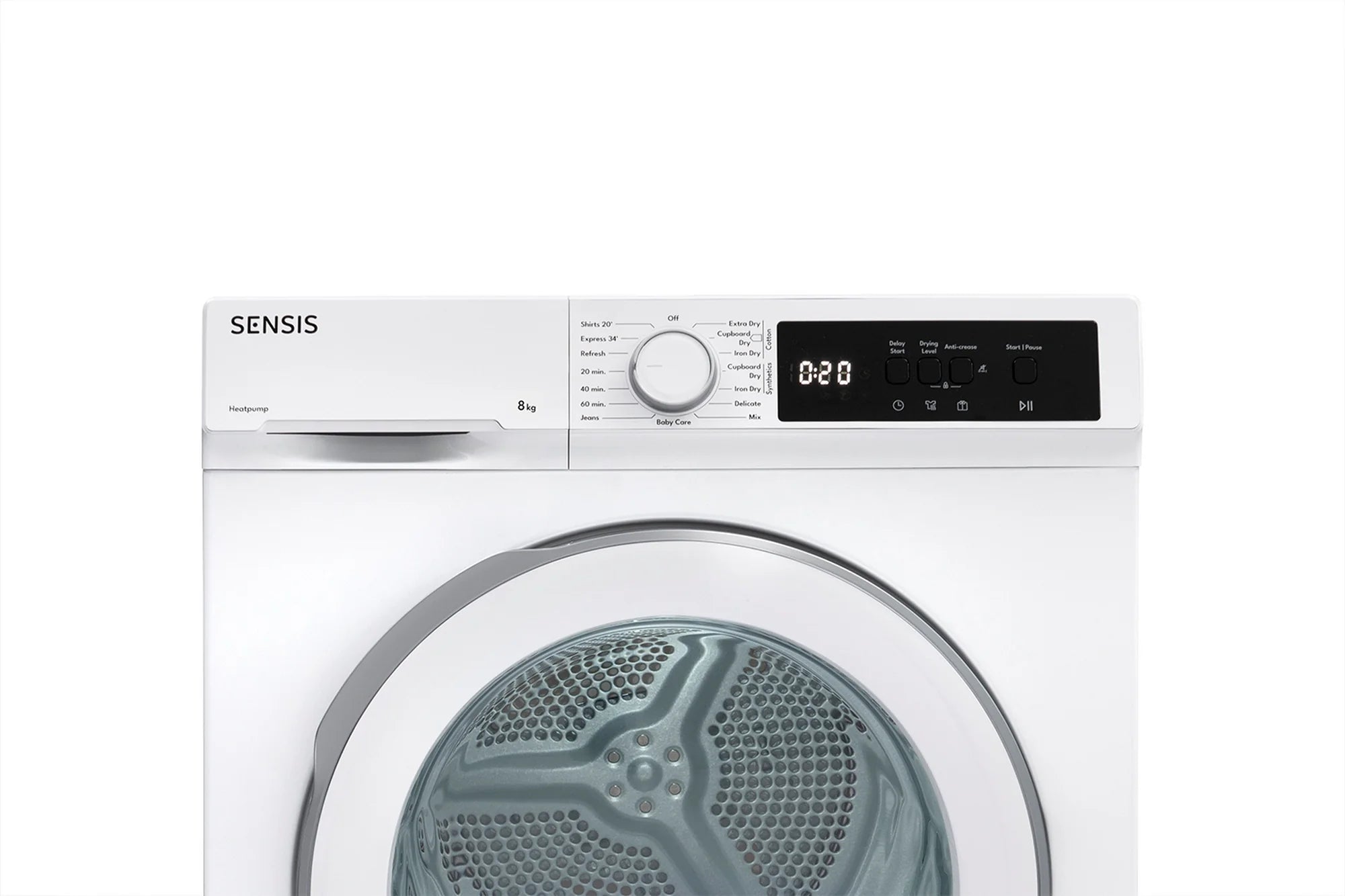 Sensis TDHF018A2W 8kg Heat Pump Tumble Dryer - White