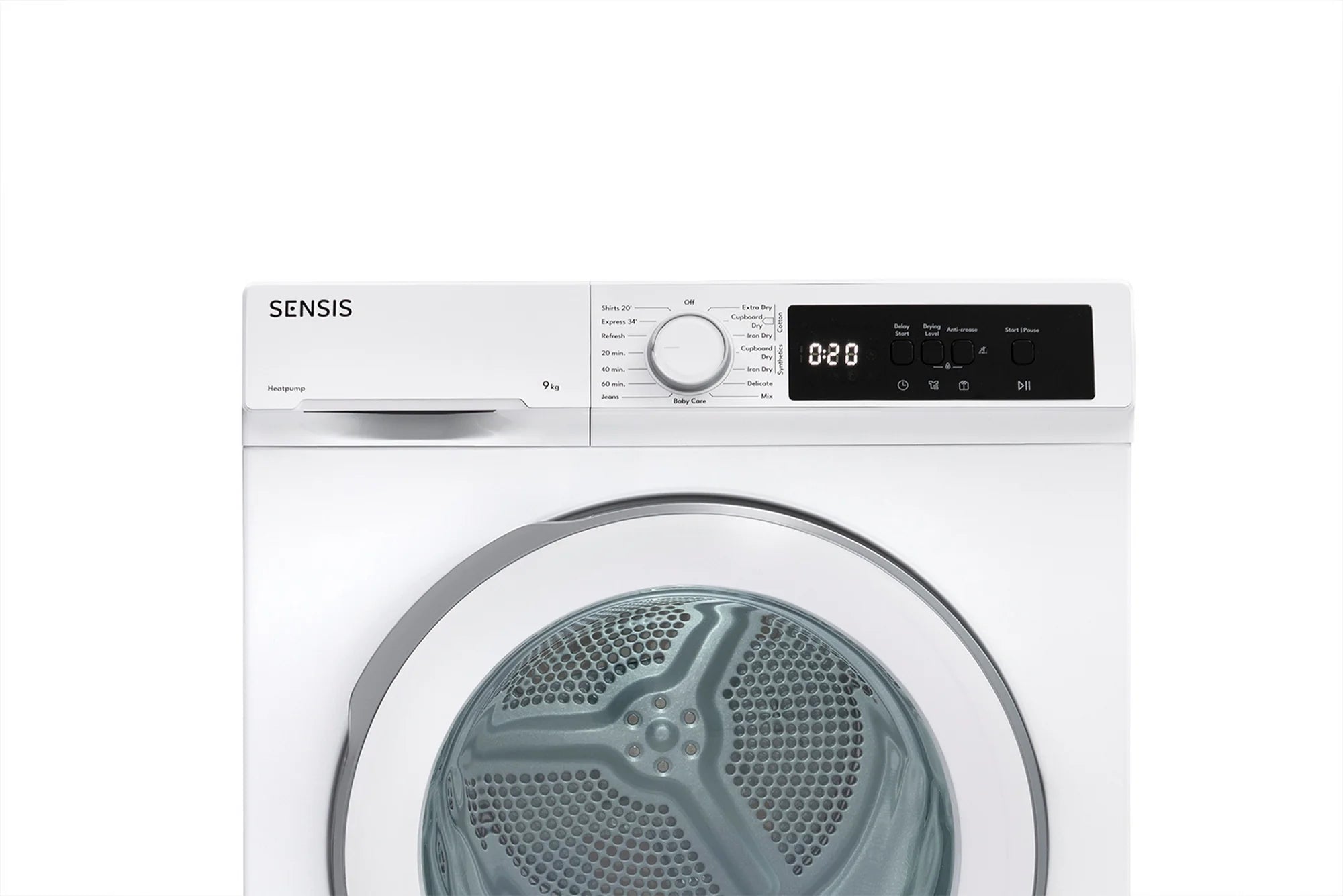 Sensis TDHF019A2W 9kg Heat Pump Tumble Dryer - White