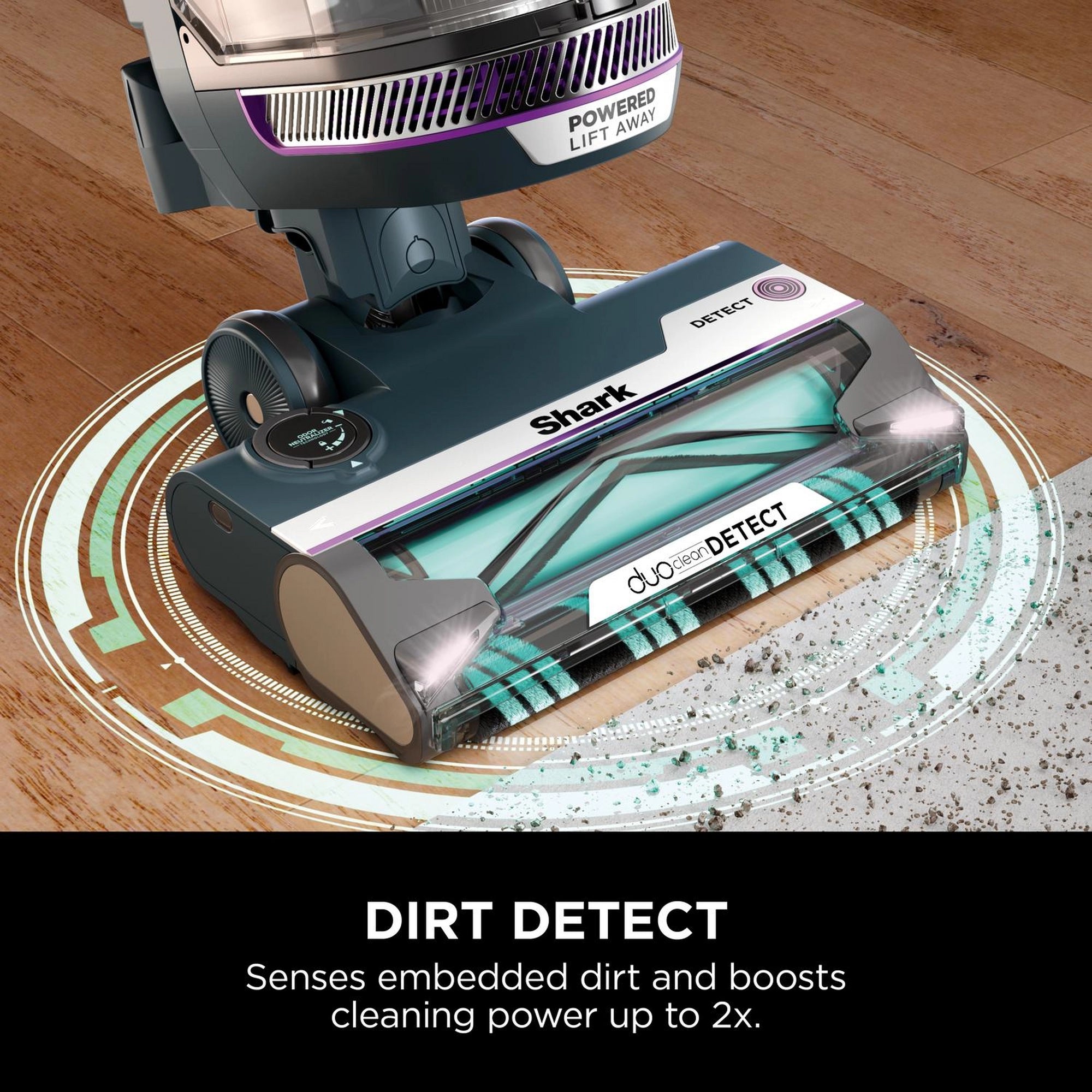 Shark AZ3900UKT PowerDetect Powered Lift-Away Upright Vacuum Cleaner - Dark Teal