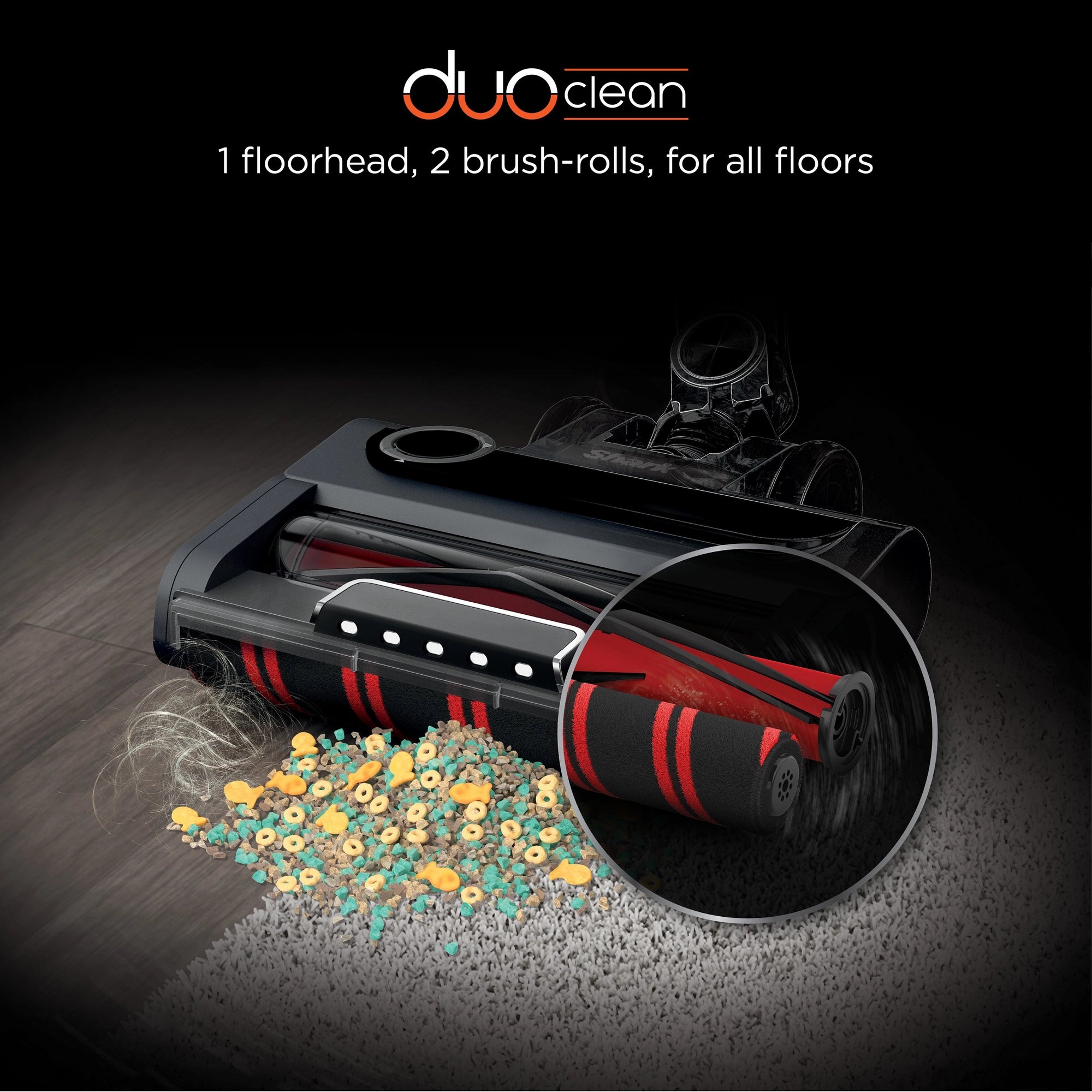 Shark IZ420UKT Stratos Cordless Stick Vacuum Cleaner - 120 Minutes Run Time - Silver