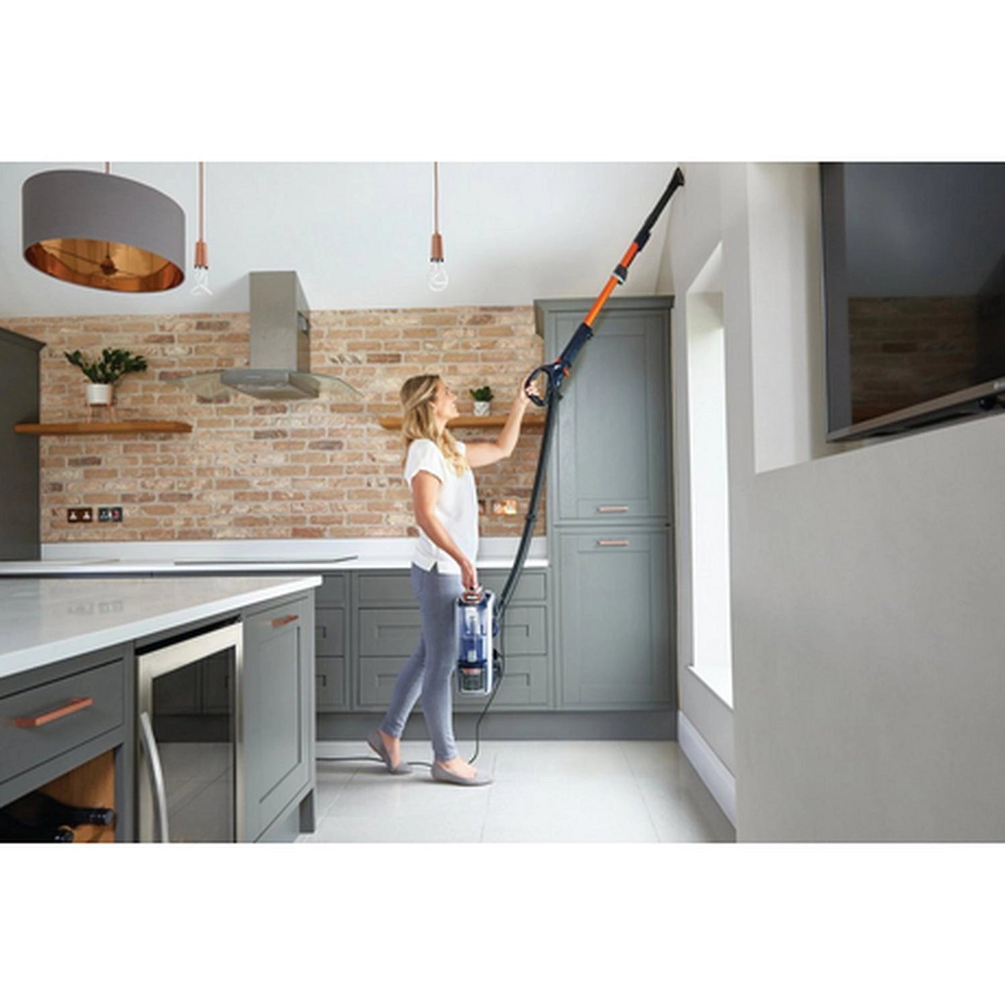 Shark NZ801UKT Anti Hair Wrap Upright Vacuum Cleaner - Blue - With Home and Car Cleaning Kit