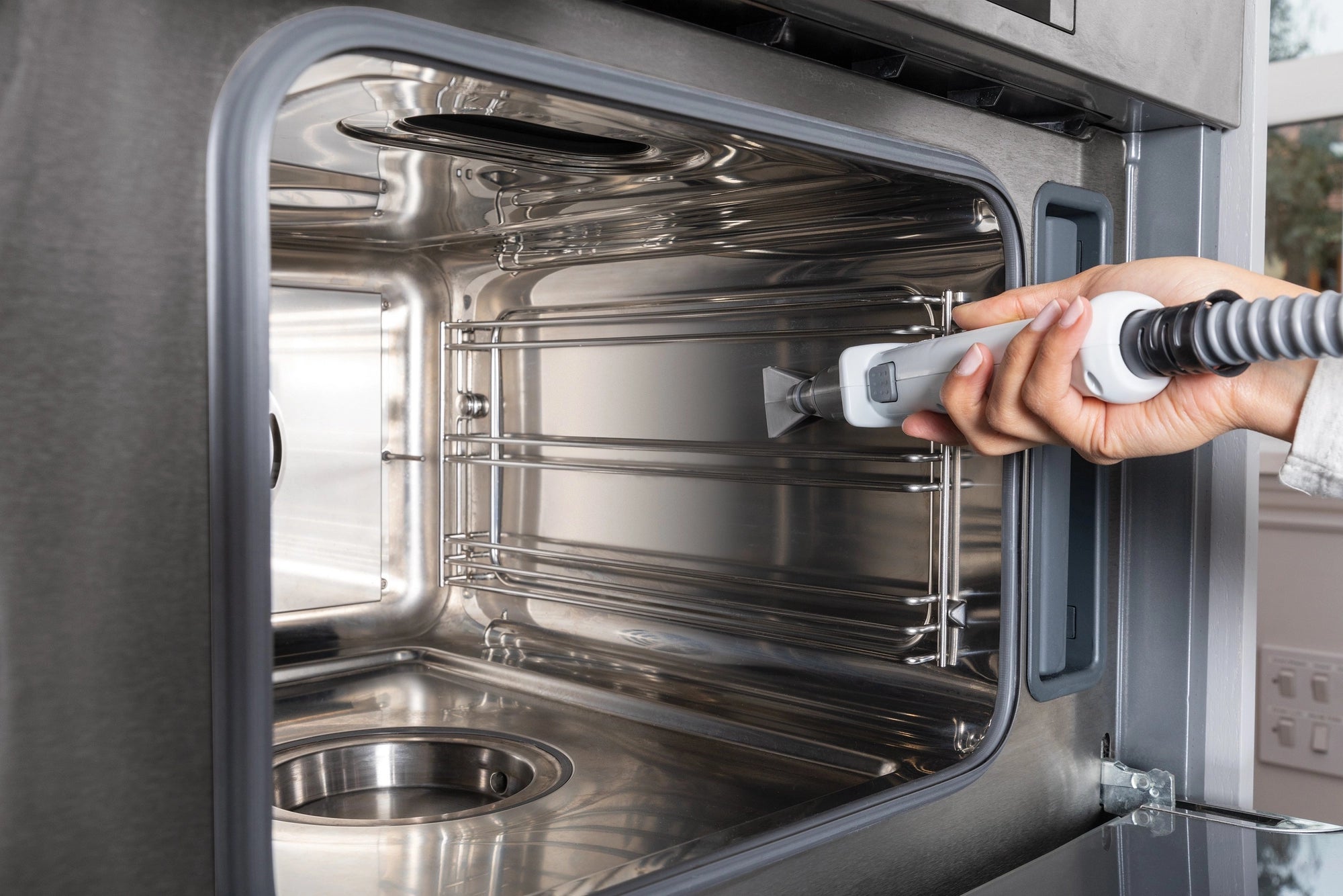 Shark S6005UK Floor & Handheld Steam Cleaner - Shark Steel Grey/Bordeaux