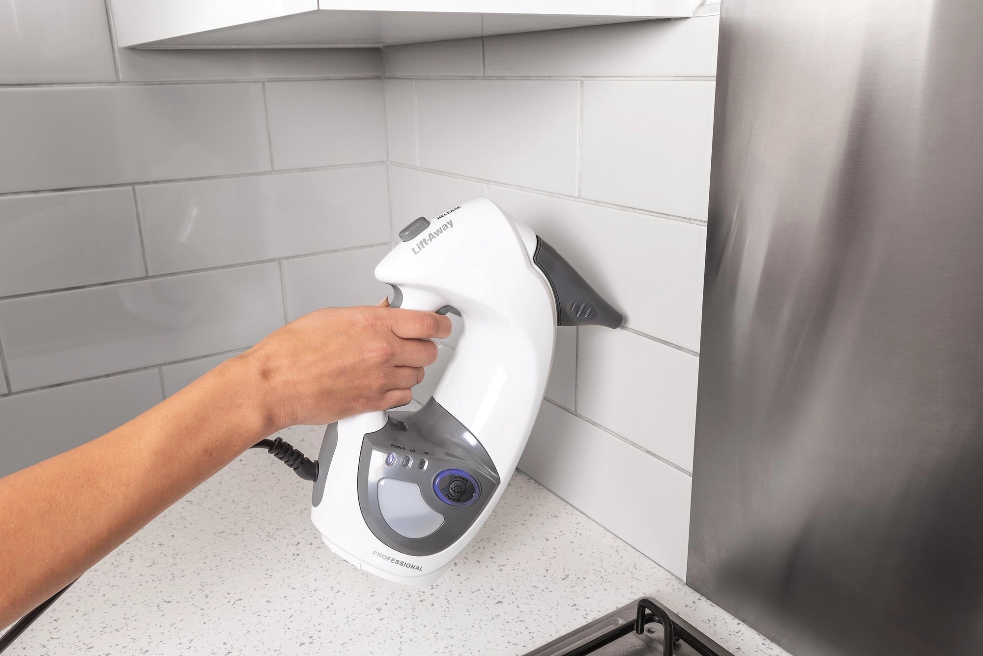 Shark S6005UK Floor & Handheld Steam Cleaner - Shark Steel Grey/Bordeaux