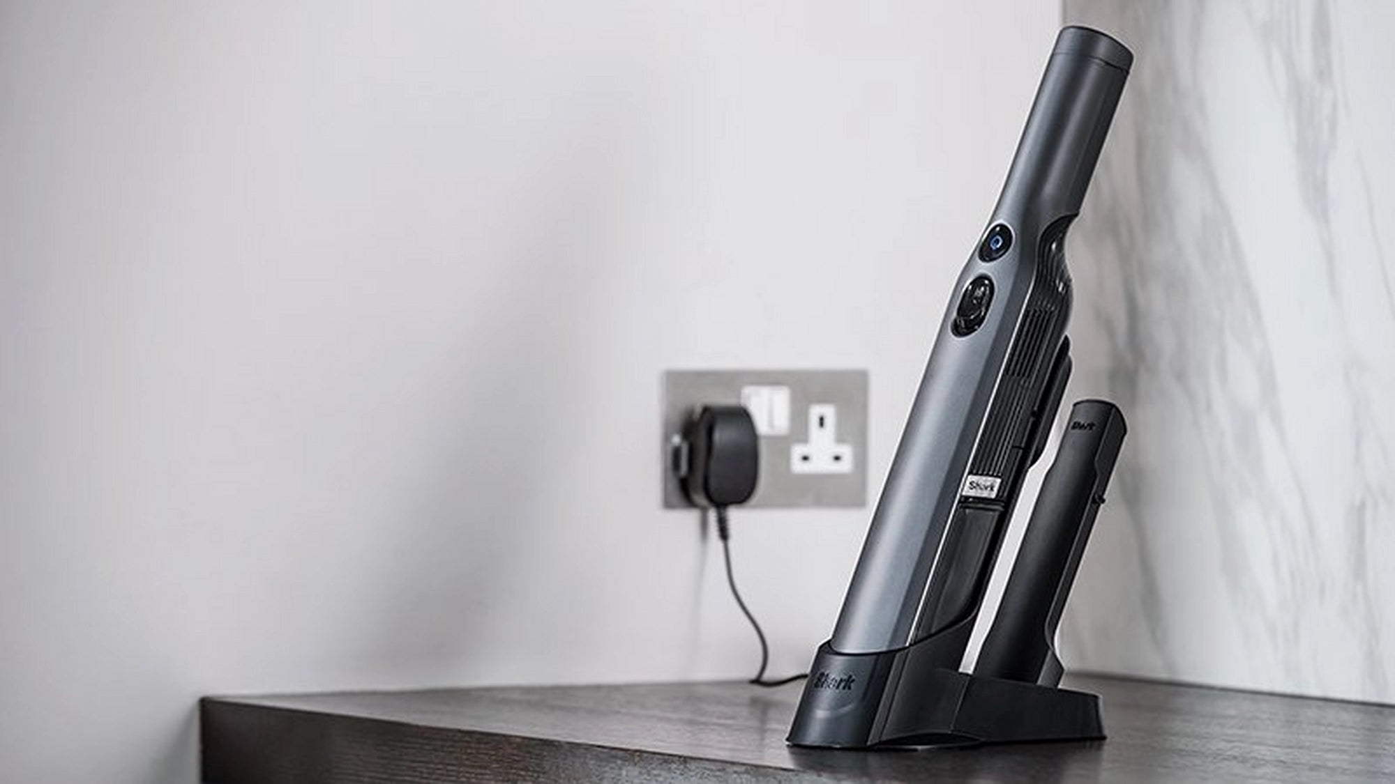 Shark WV200UK Cordless HandHeld Vacuum Cleaner (Single Battery) - Shark Steel Grey