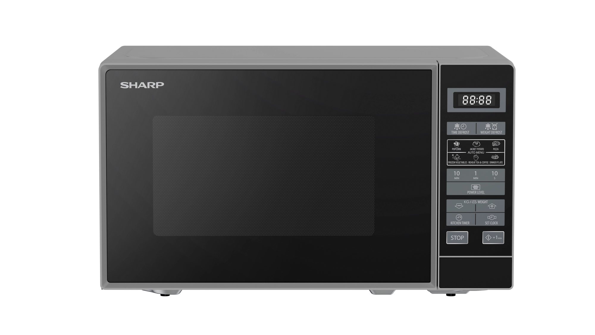 Sharp RDS202TS-UK 20 Litres Microwave Oven - Silver