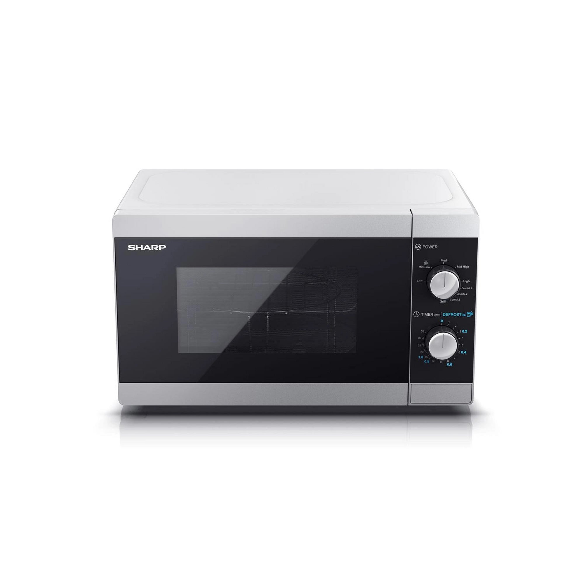 Sharp YC-MG01U-S 20 Litres Microwave - Silver