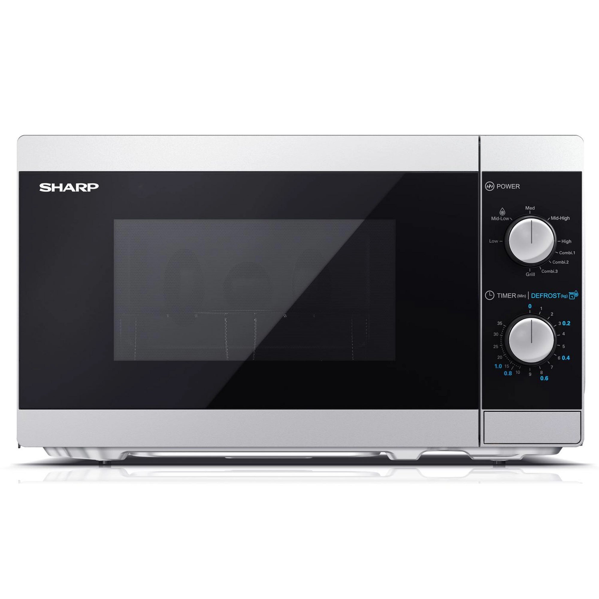 Sharp YC-MG01U-S 20 Litres Microwave - Silver