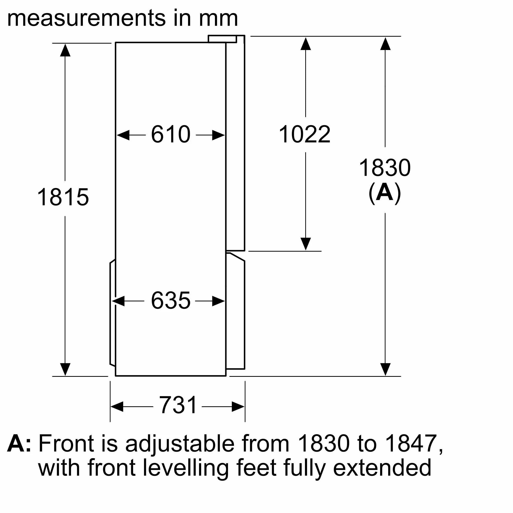 Siemens KF96NAXEAG IQ300 90.5cm Multi Door American Style Fridge Freezer - Black Stainless Steel