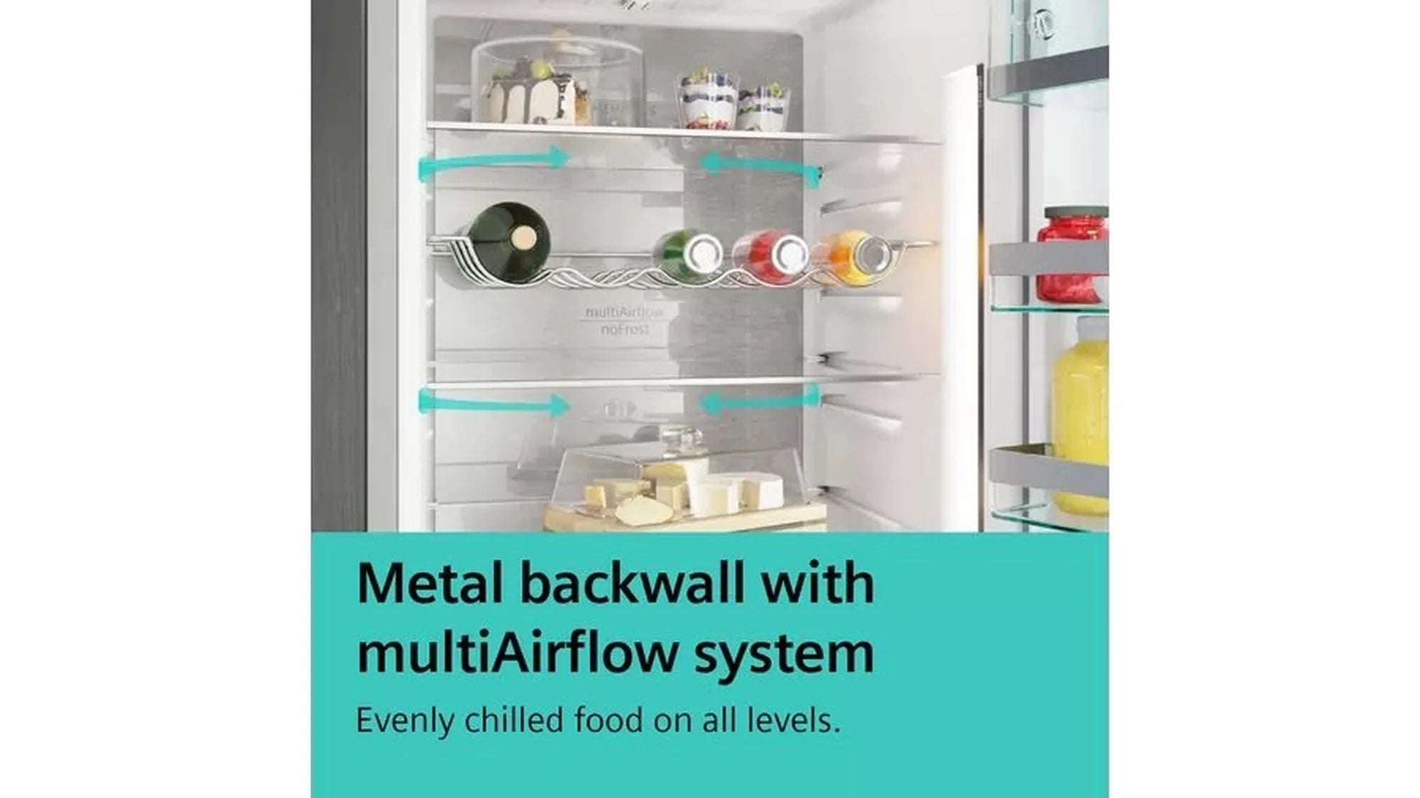 Siemens KF96NAXEAG IQ300 90.5cm Multi Door American Style Fridge Freezer - Black Stainless Steel