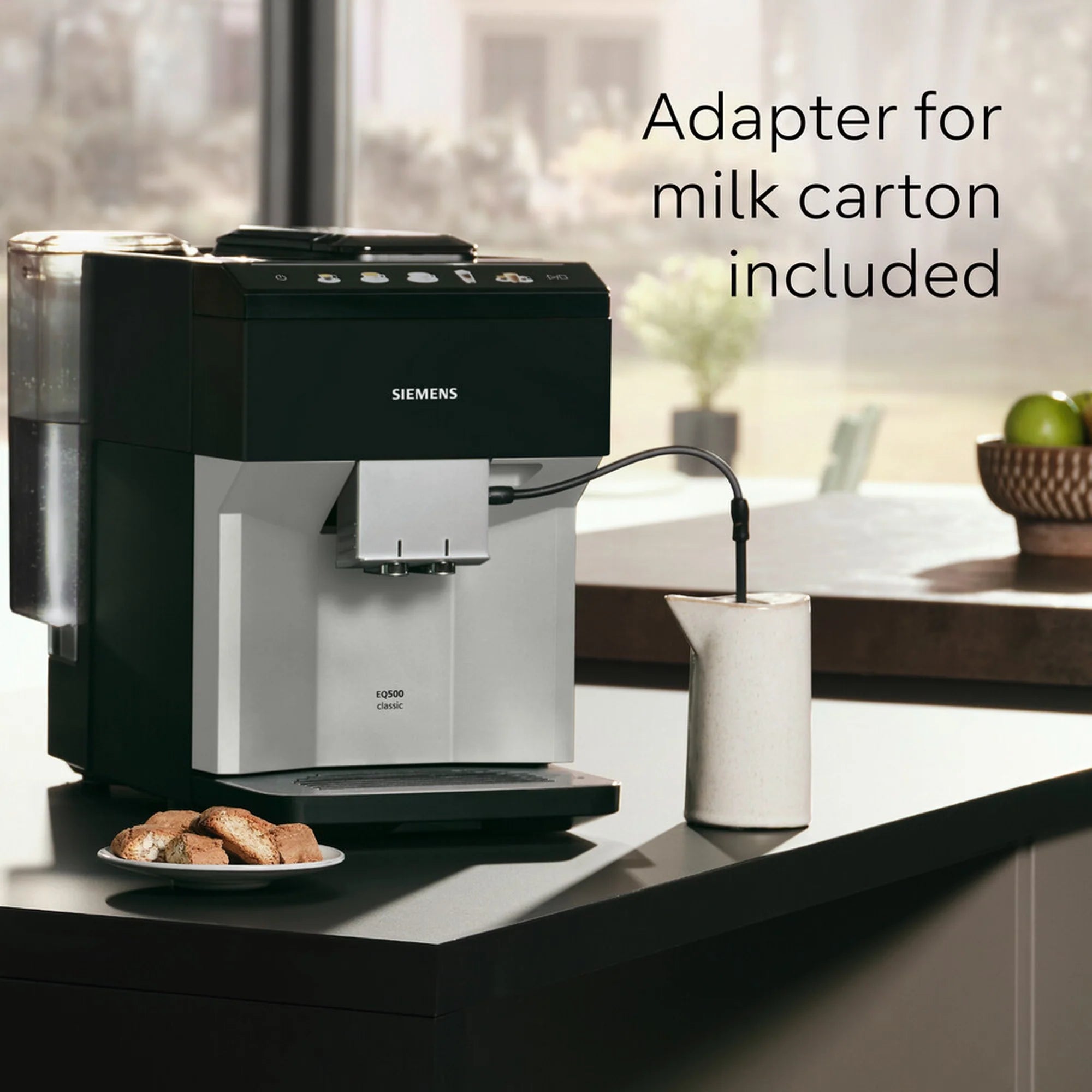 Siemens TP515GB1 Bean to cup coffee machine - Black/Silver