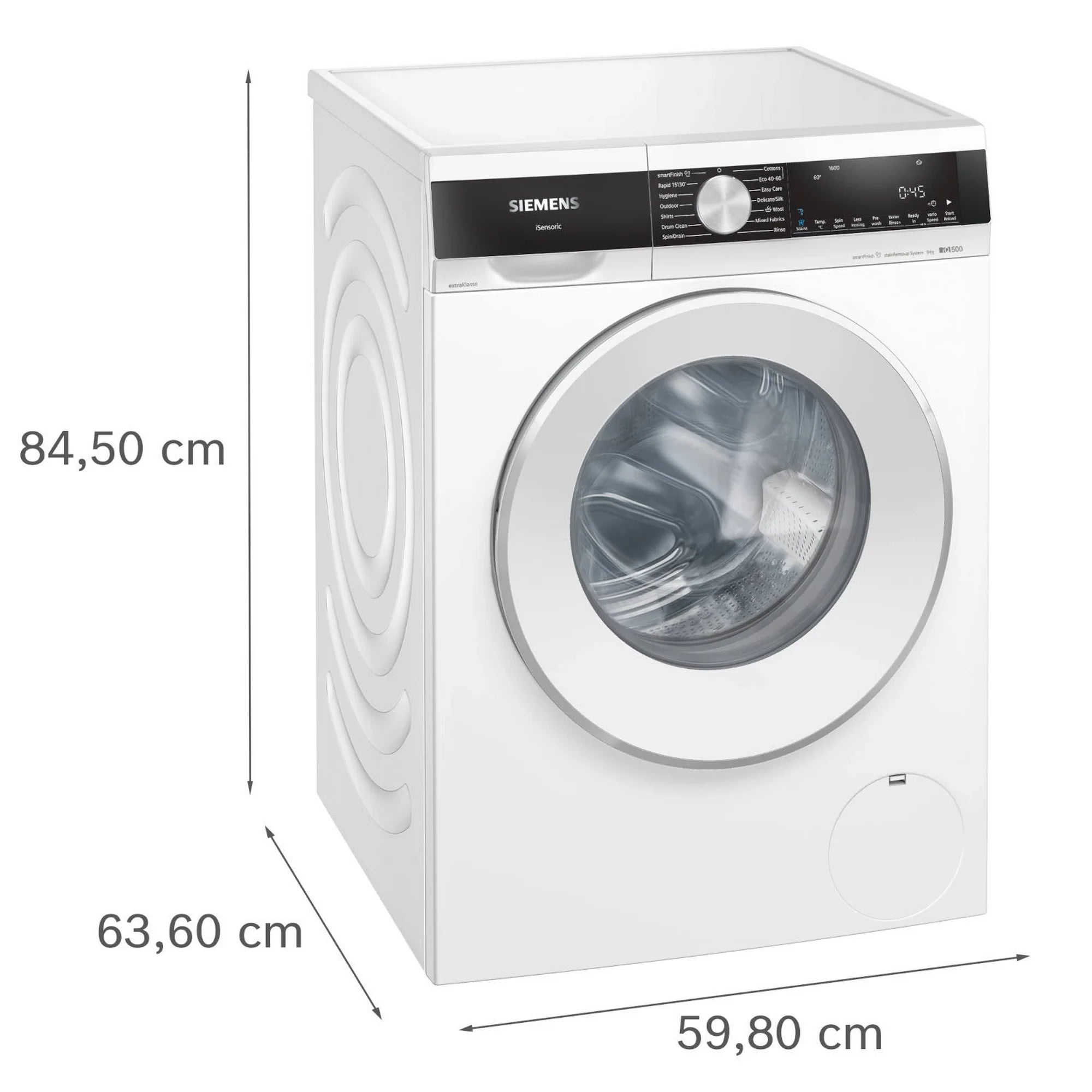 Siemens extraKlasse WG46G2Z2GB 9kg 1600 Spin Washing Machine - White