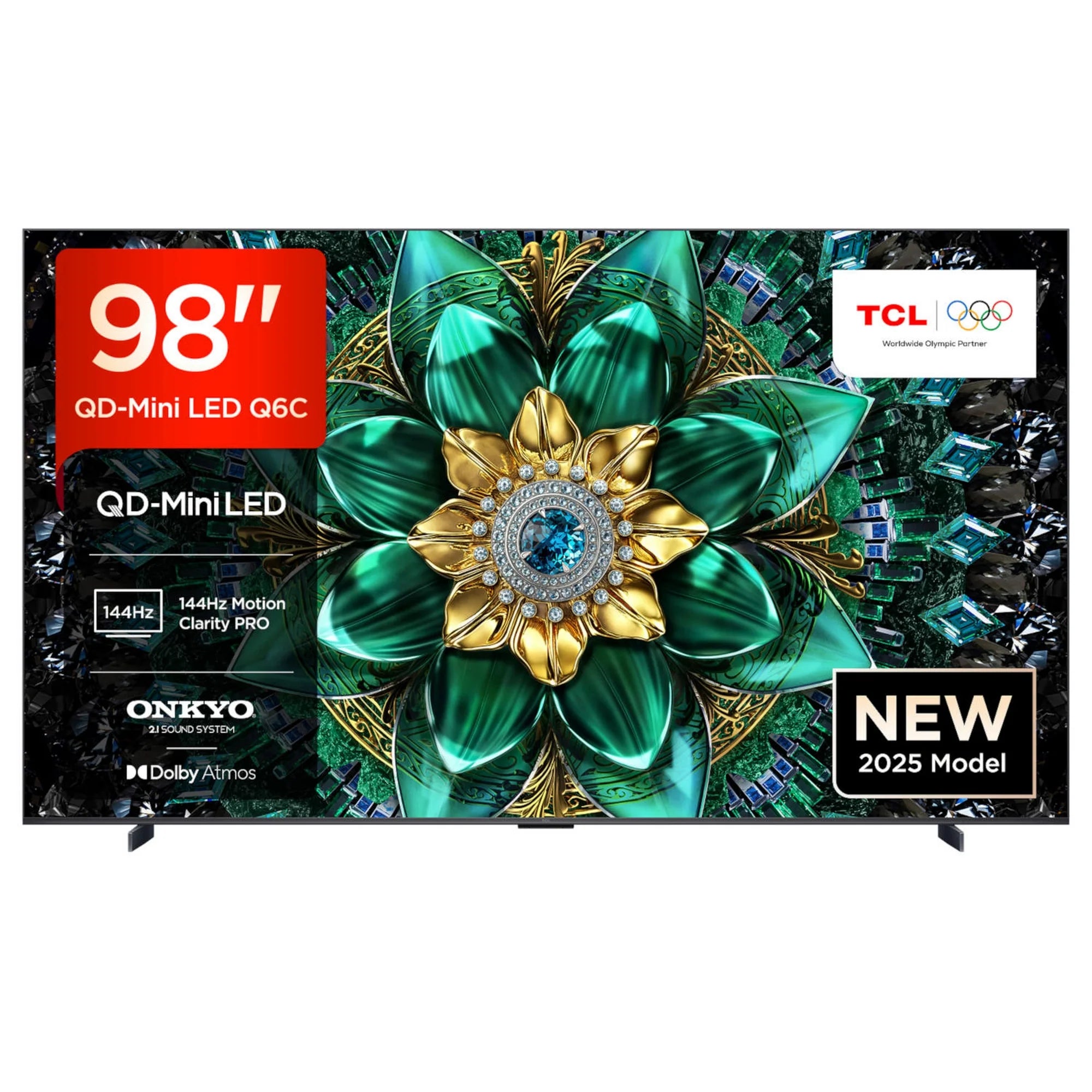 TCL 98Q6C-UK 98" 4K QD-Mini LED UHD Smart Google TV