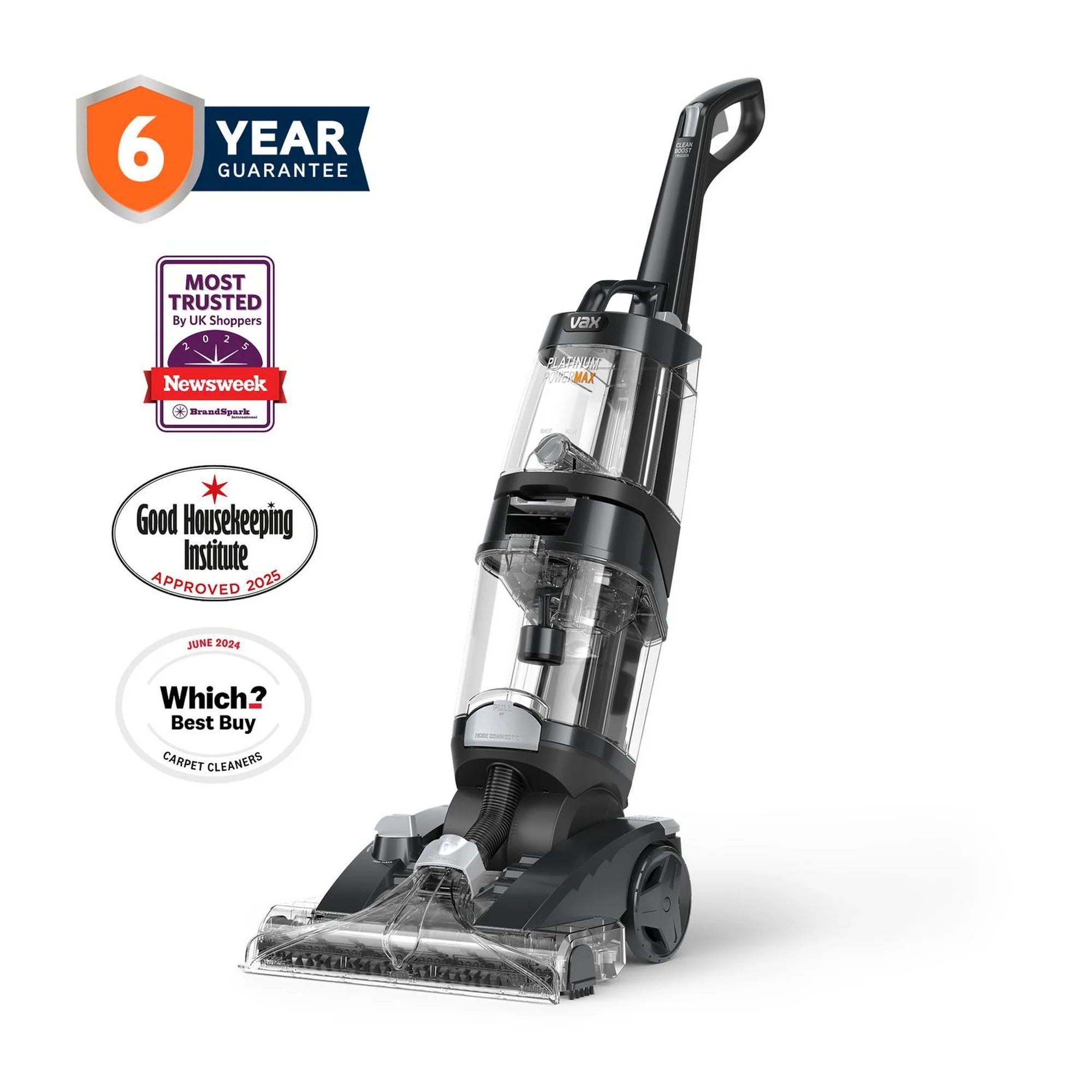 VAX ECB1SPV1 Platinum Power Max Carpet Cleaner - Black