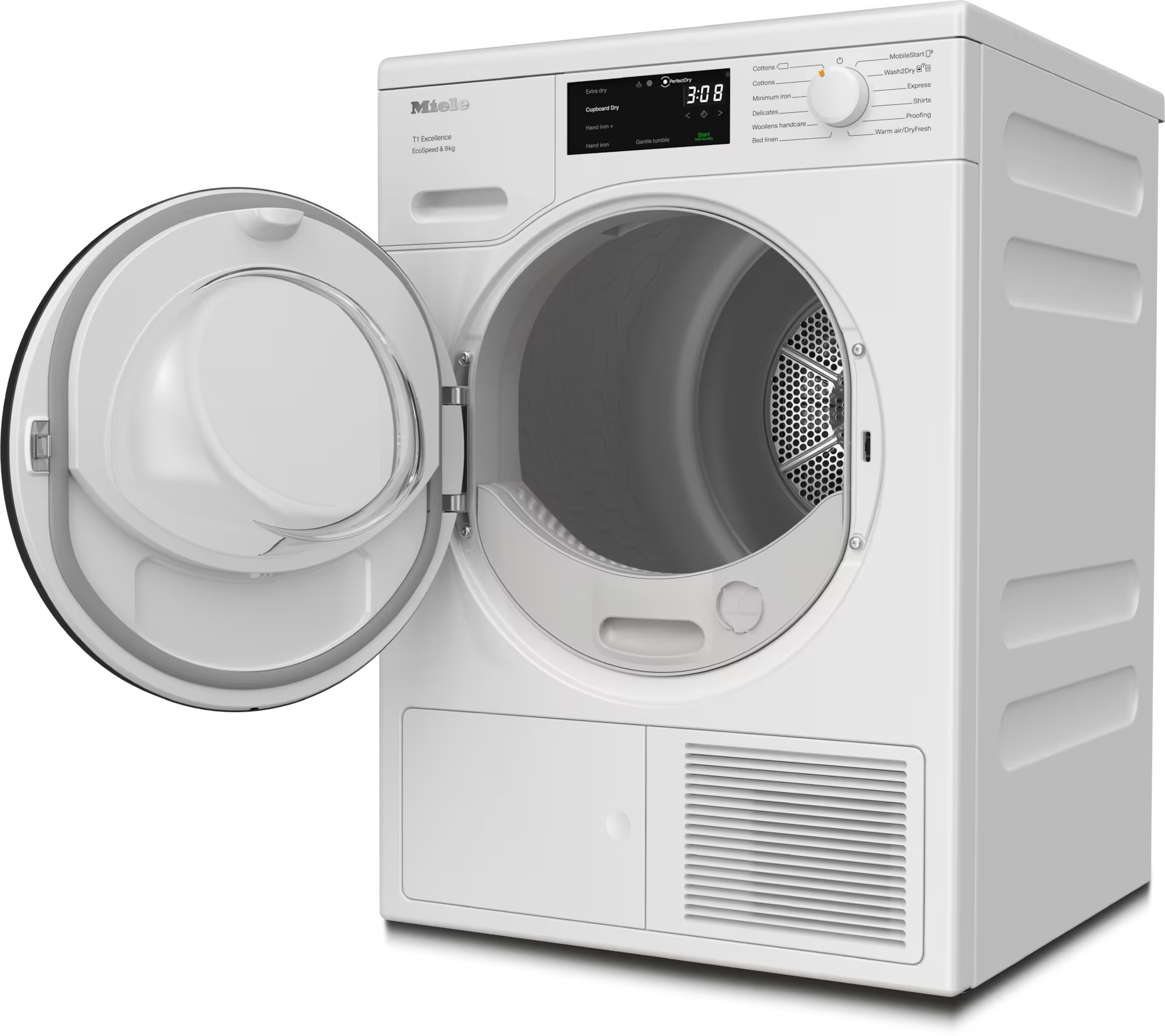 Miele TEC645 WP 8kg Heat Pump Tumble Dryer - White