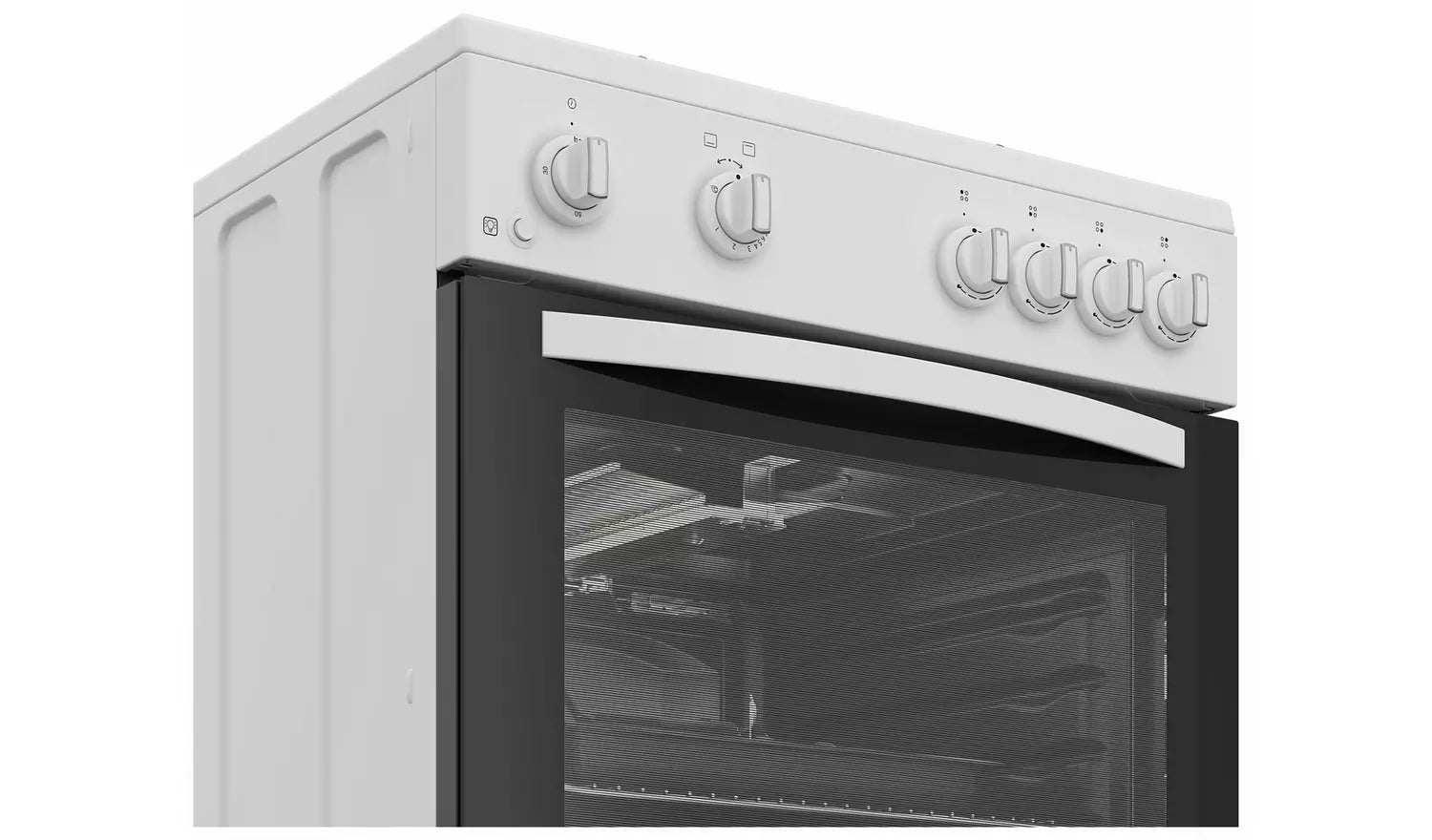 Indesit I6GGMMW/UK 60cm Single Oven Gas Cooker - White