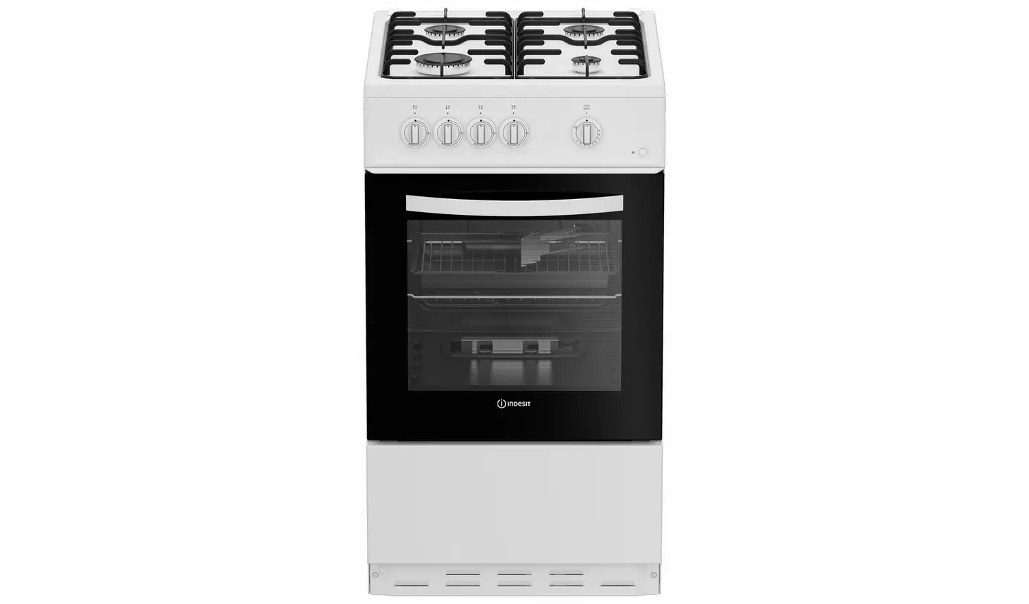 Indesit I5G1KMW 50cm Gas Single Cooker - White