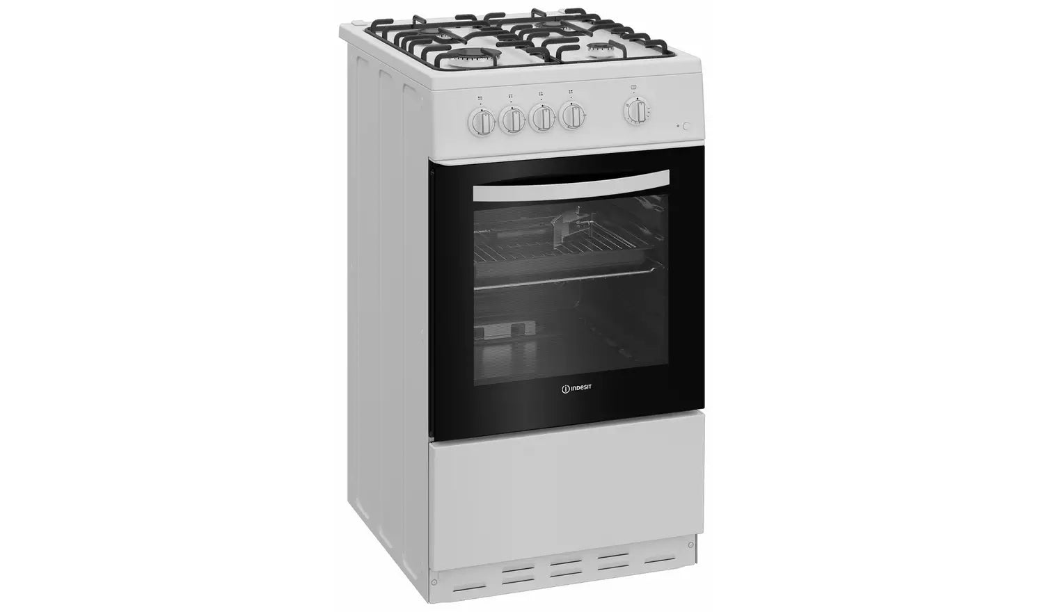 Indesit I5G1KMW 50cm Gas Single Cooker - White