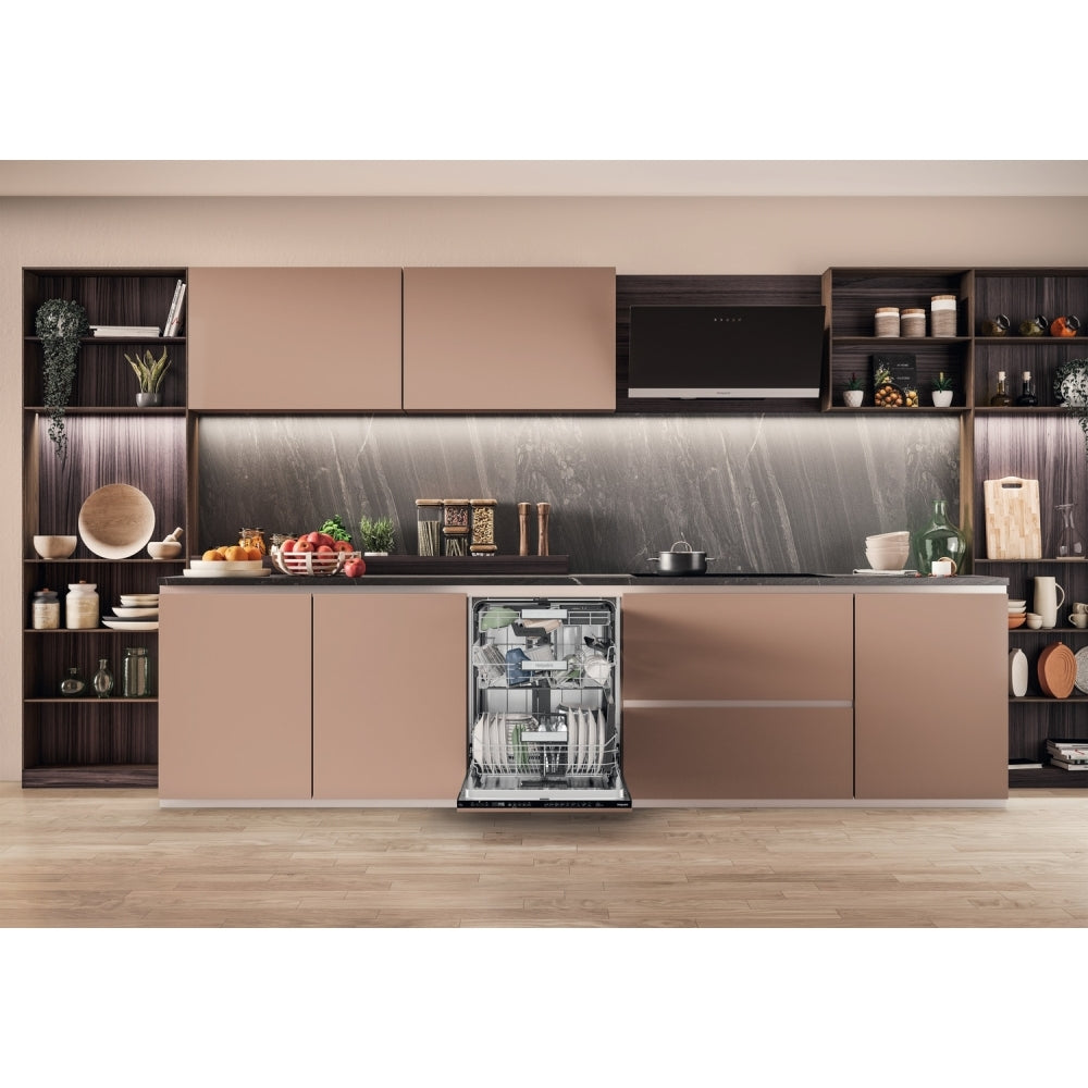 Hotpoint Hydroforce H8IHP42LUK Integrated Dishwasher - 14 Place Settings