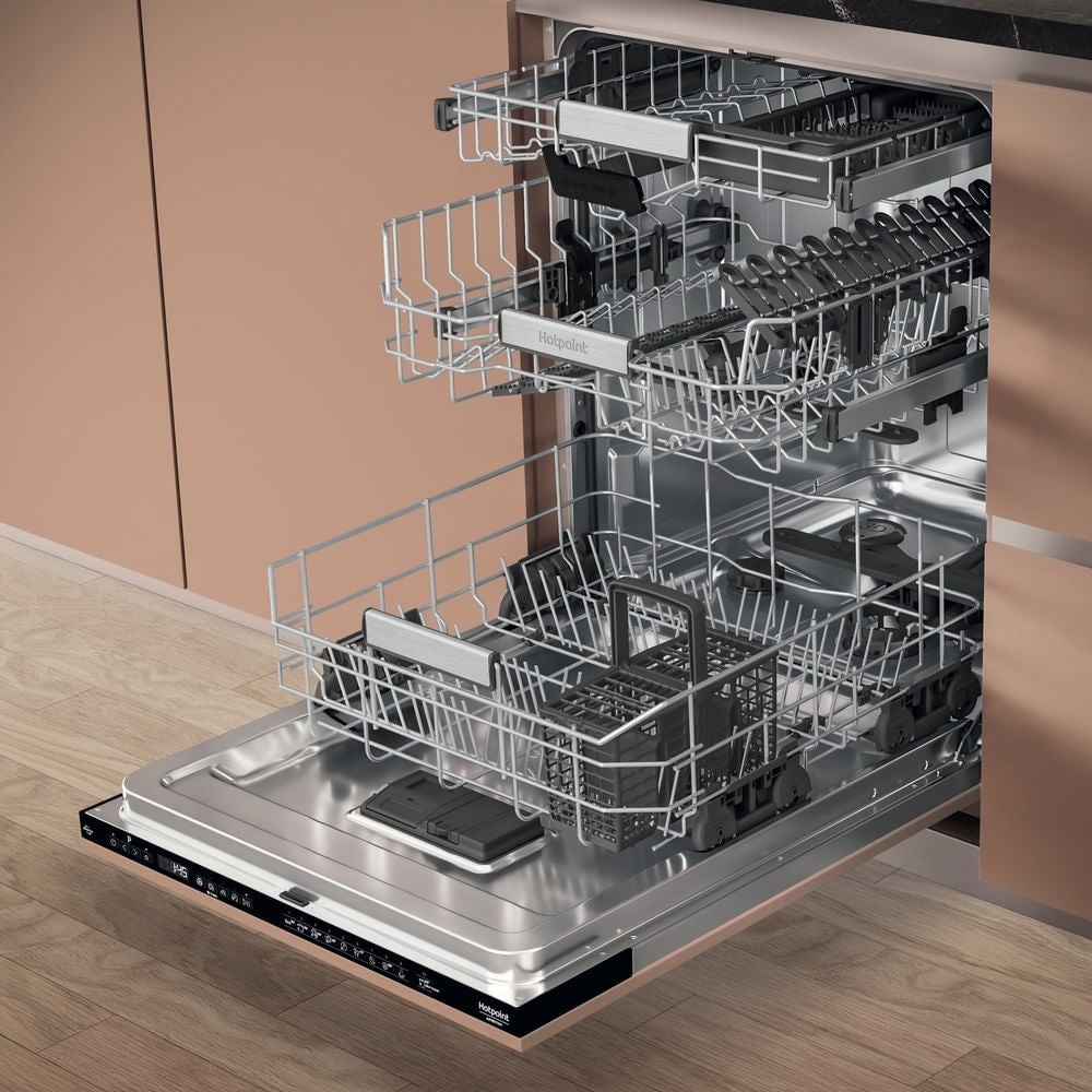 Hotpoint Hydroforce H8IHP42LUK Integrated Dishwasher - 14 Place Settings