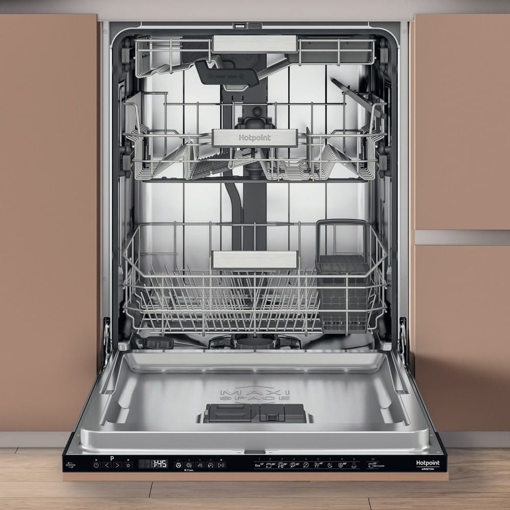 Hotpoint Hydroforce H8IHP42LUK Integrated Dishwasher - 14 Place Settings