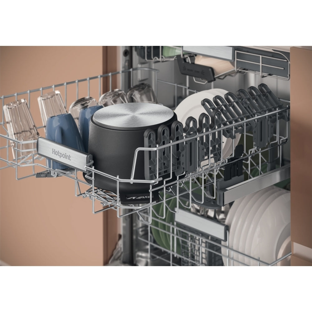 Hotpoint Hydroforce H8IHP42LUK Integrated Dishwasher - 14 Place Settings