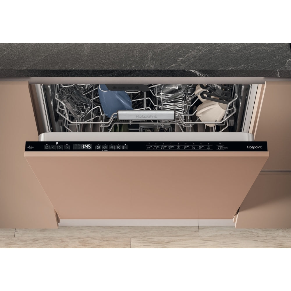 Hotpoint Hydroforce H8IHP42LUK Integrated Dishwasher - 14 Place Settings