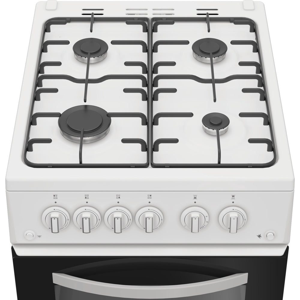 Indesit ITG5GMW 50cm Gas Twin Cooker - White