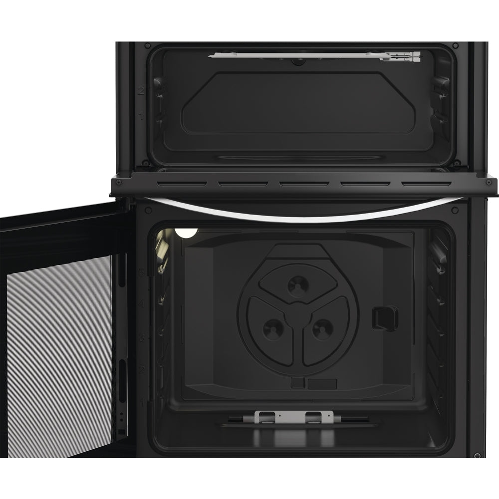 Indesit ITG6GW 60cm Gas Twin Cooker - White