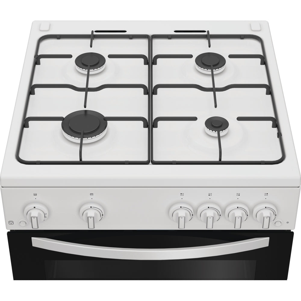 Indesit ITG6GW 60cm Gas Twin Cooker - White
