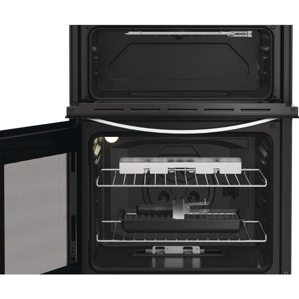 Indesit ITG6GW 60cm Gas Twin Cooker - White