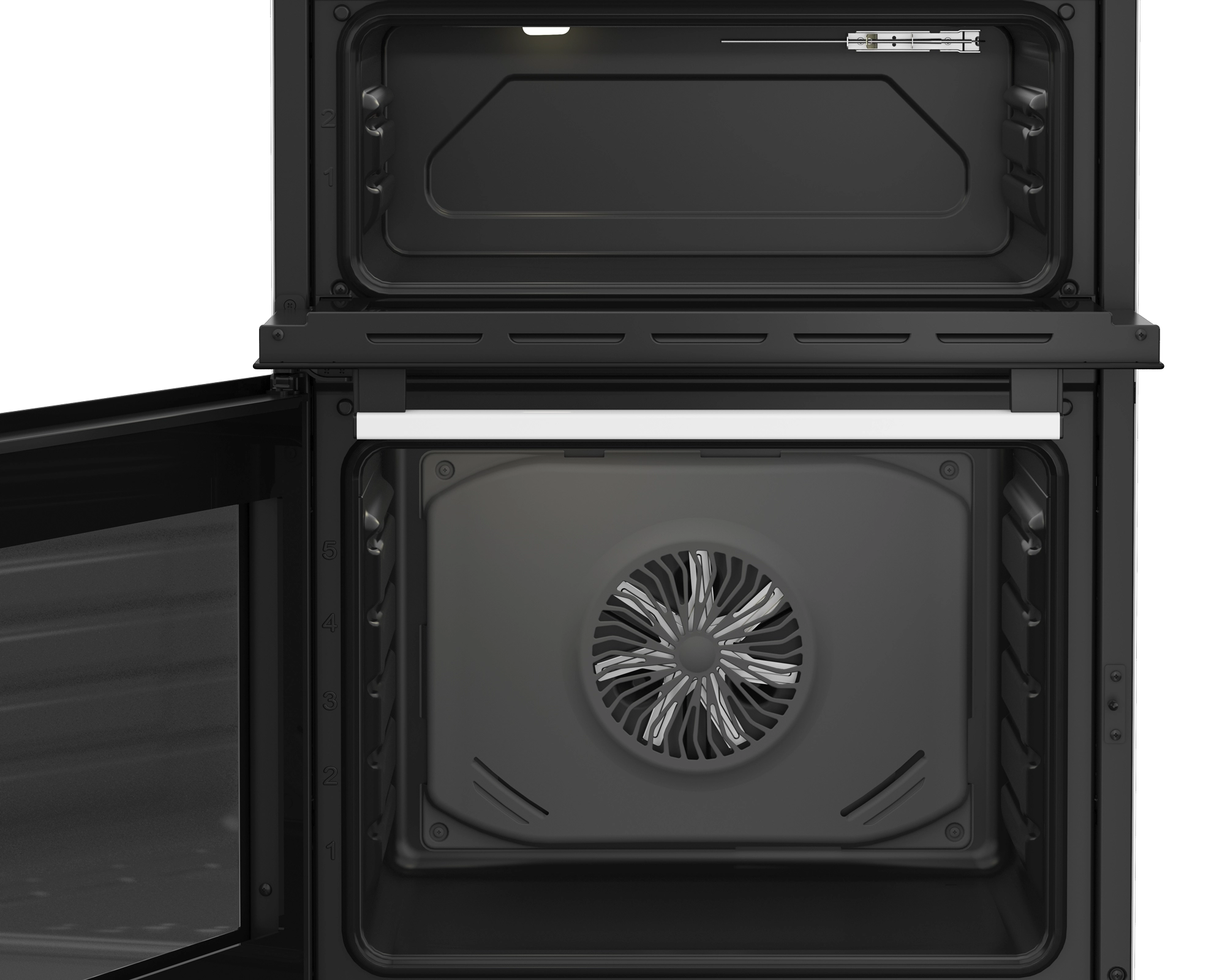 Blomberg HKRN651W 60cm Double Oven Electric Cooker with Vitroceramic Hob - White