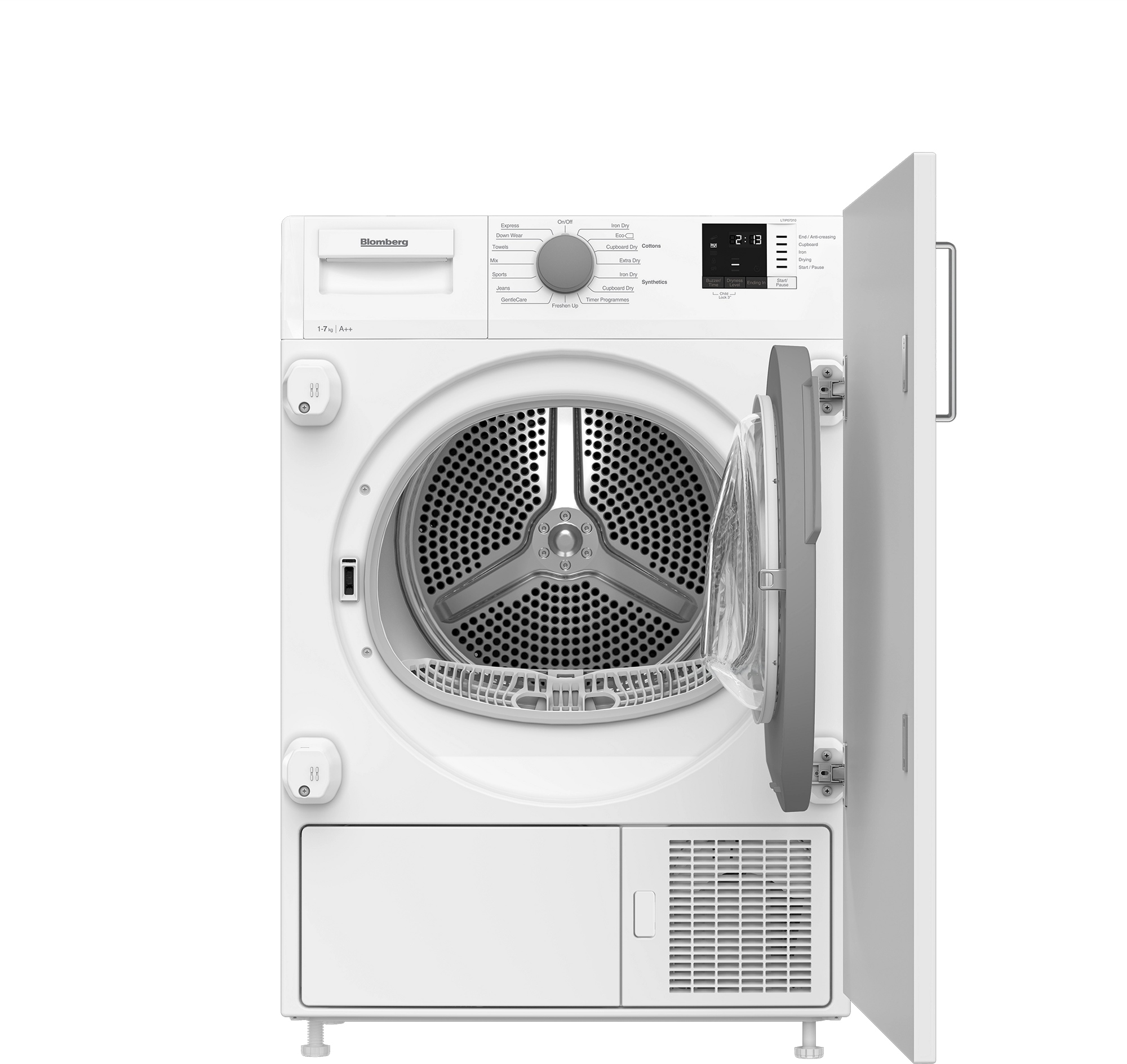 Blomberg LTIP07310 7kg Integrated Heat Pump Tumble Dryer - White