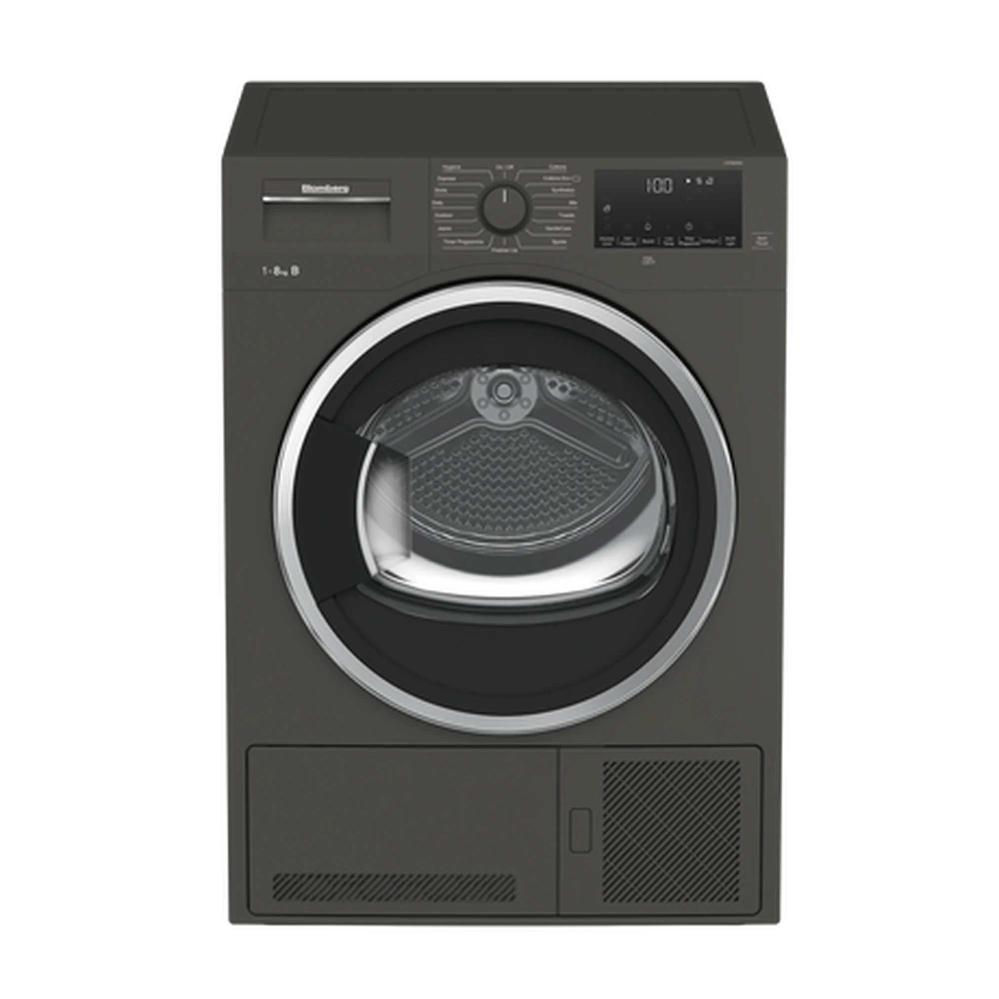 Blomberg LTK38030G 8kg Condenser Tumble Dryer - Graphite