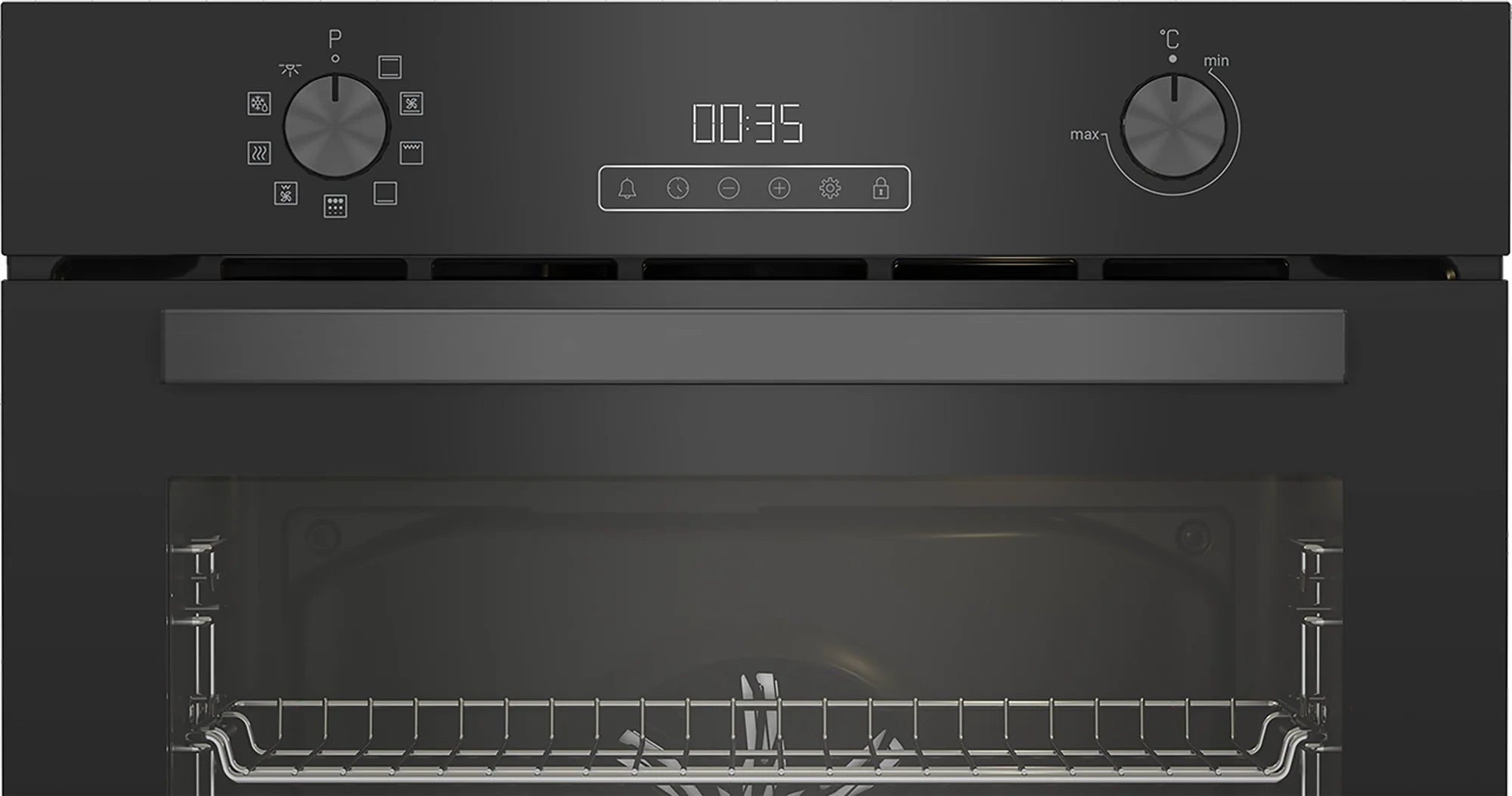 Blomberg AeroChef ROEN8232BP 60cm Built In Electric Single Oven - Black