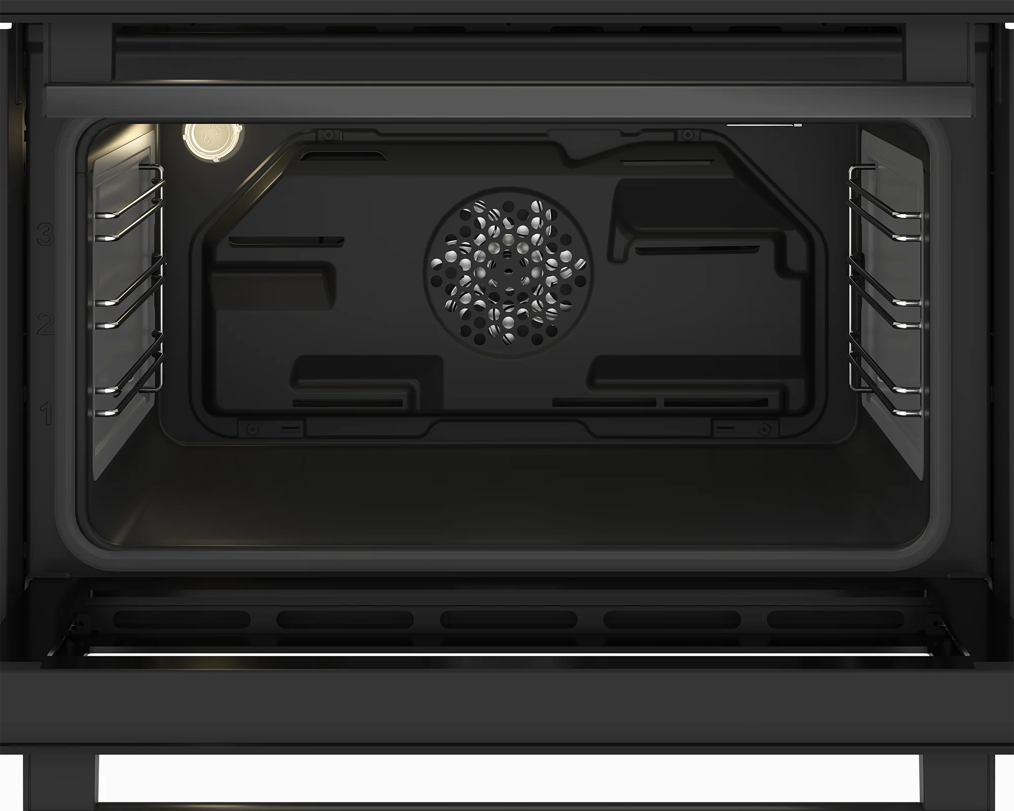Blomberg ROTN9202DX 59.4cm Built-Under Electric Double Oven - Dark Steel