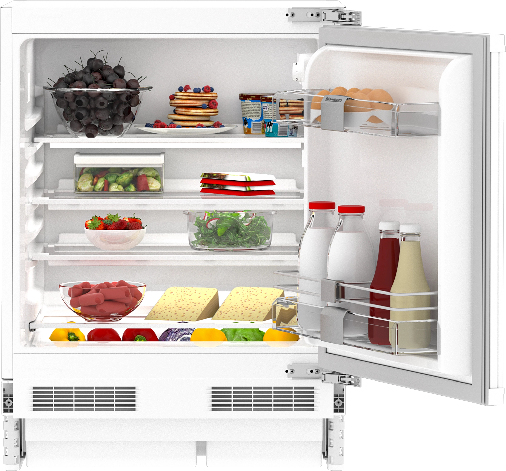 Blomberg TSM1654IU 59.5cm Integrated Under Counter Larder Fridge - White