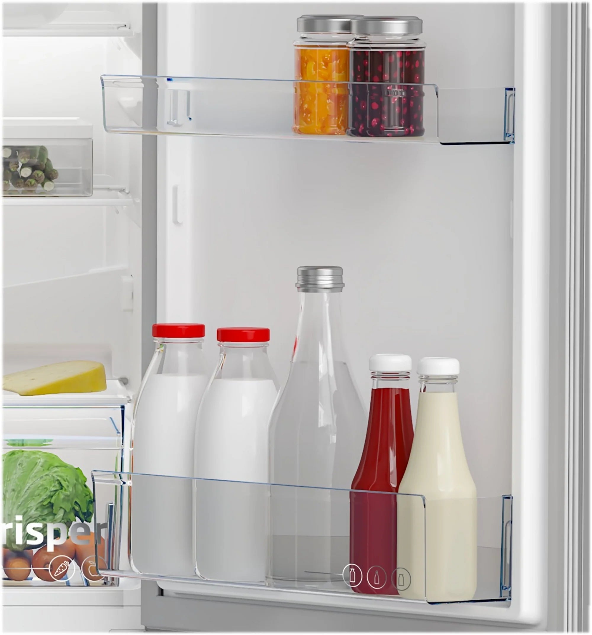 Beko CCFM4582S 54cm 50/50 Frost Free Fridge Freezer - Silver
