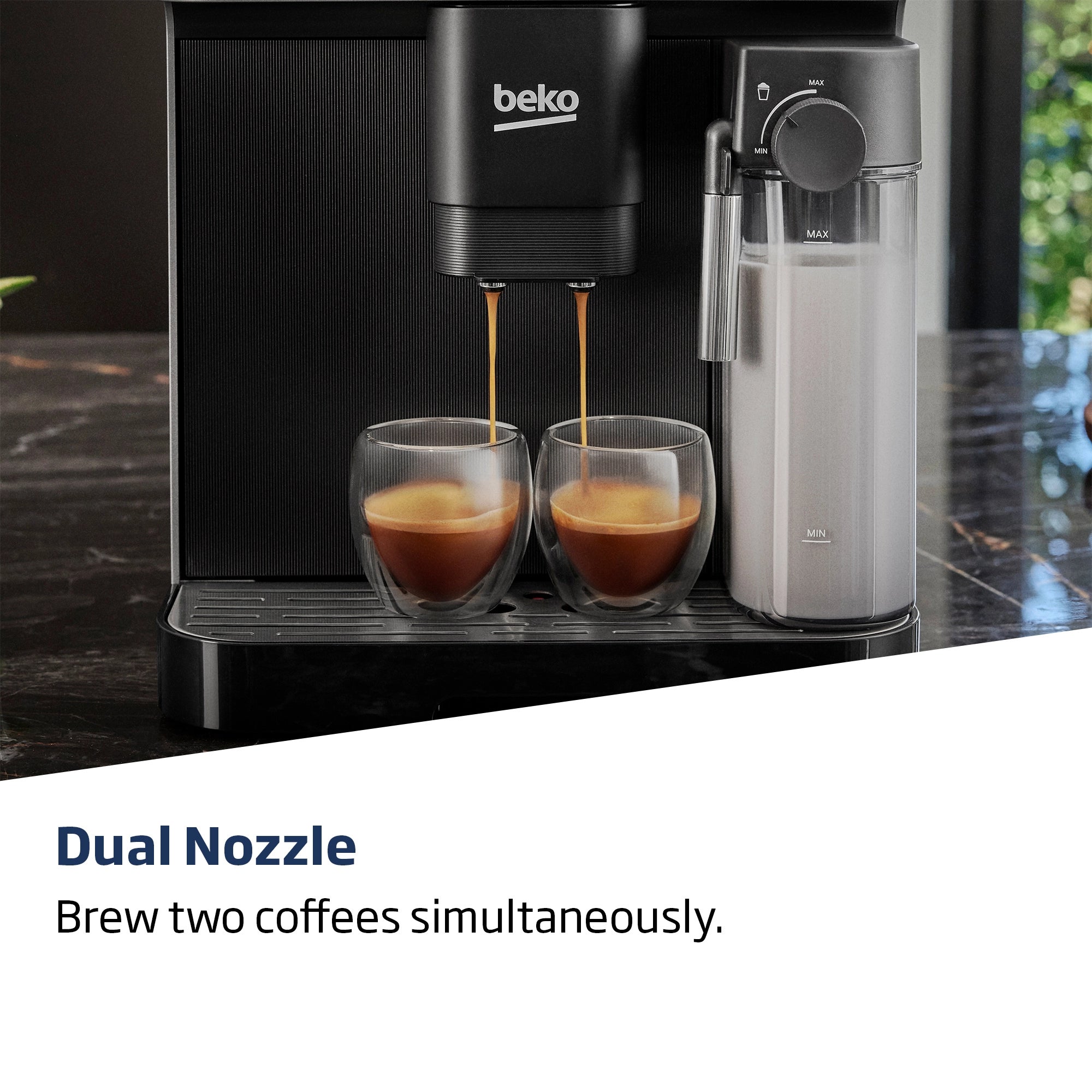 Beko CEG7304X Bean to Cup Fully Automatic Espresso Machine with Integrated Milk Jug - Silver