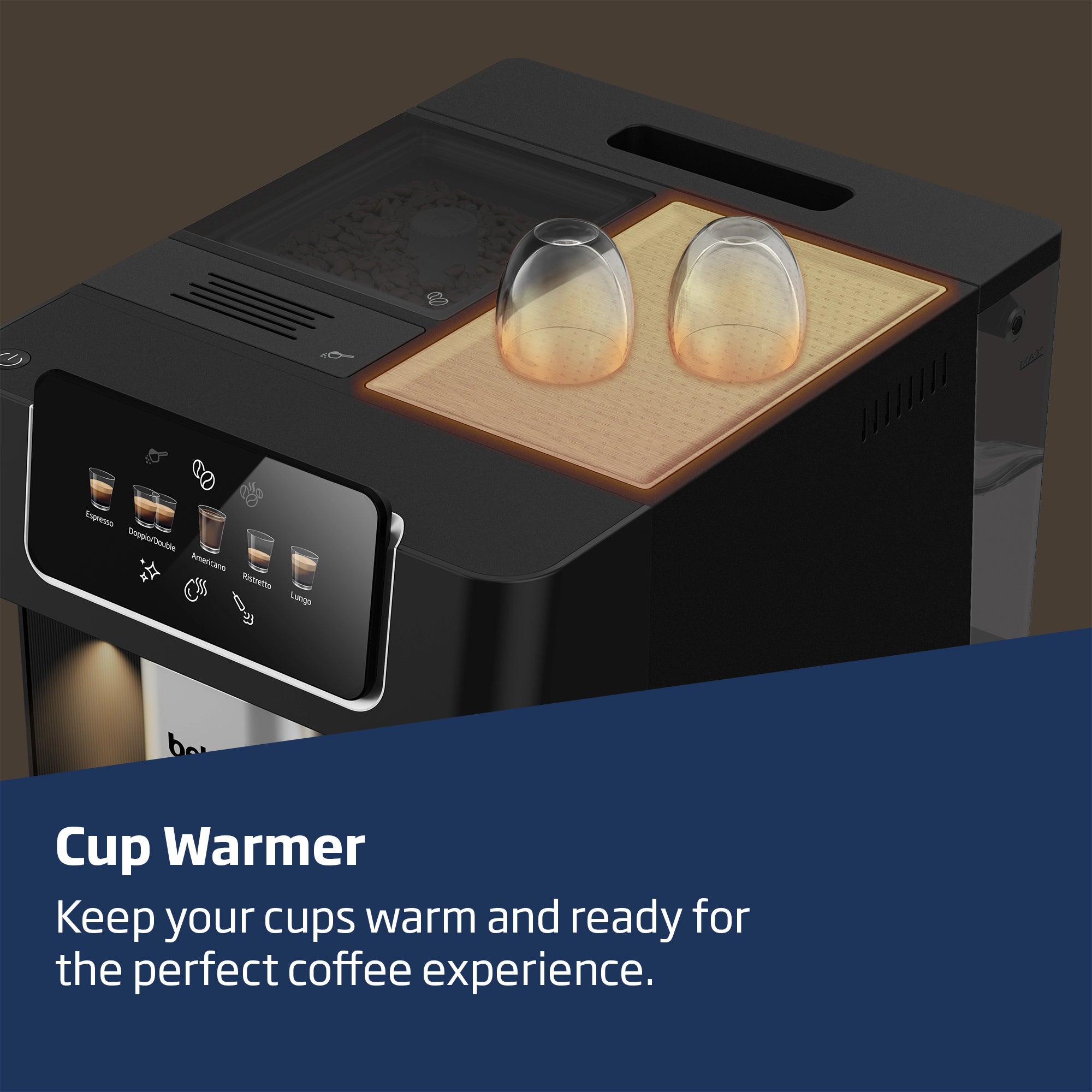 Beko CEG7304X Bean to Cup Fully Automatic Espresso Machine with Integrated Milk Jug - Silver