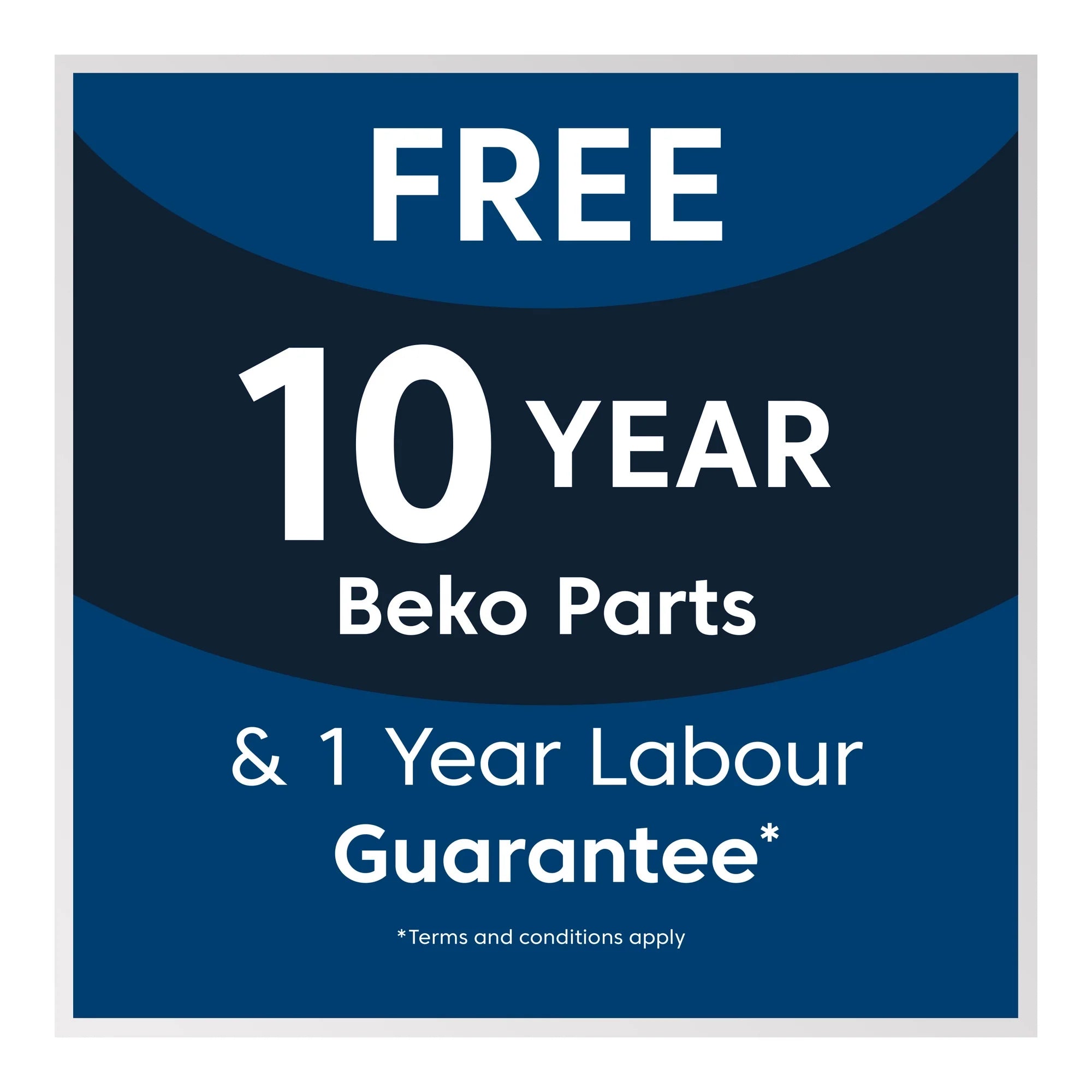 Beko EDG507W 50cm Twin Cavity Gas Cooker with Gas Hob & Glass Lid - White