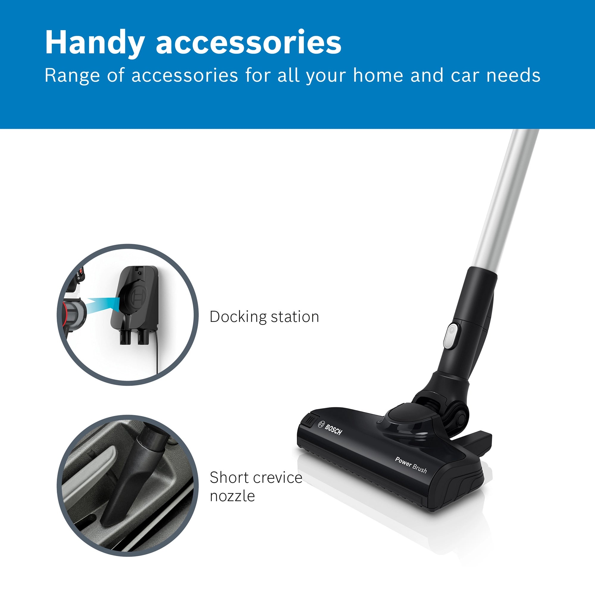 Bosch BBS611GB Cordless Vacuum Cleaner - 30 Minute Run Time - Black - PLUS Additional Battery