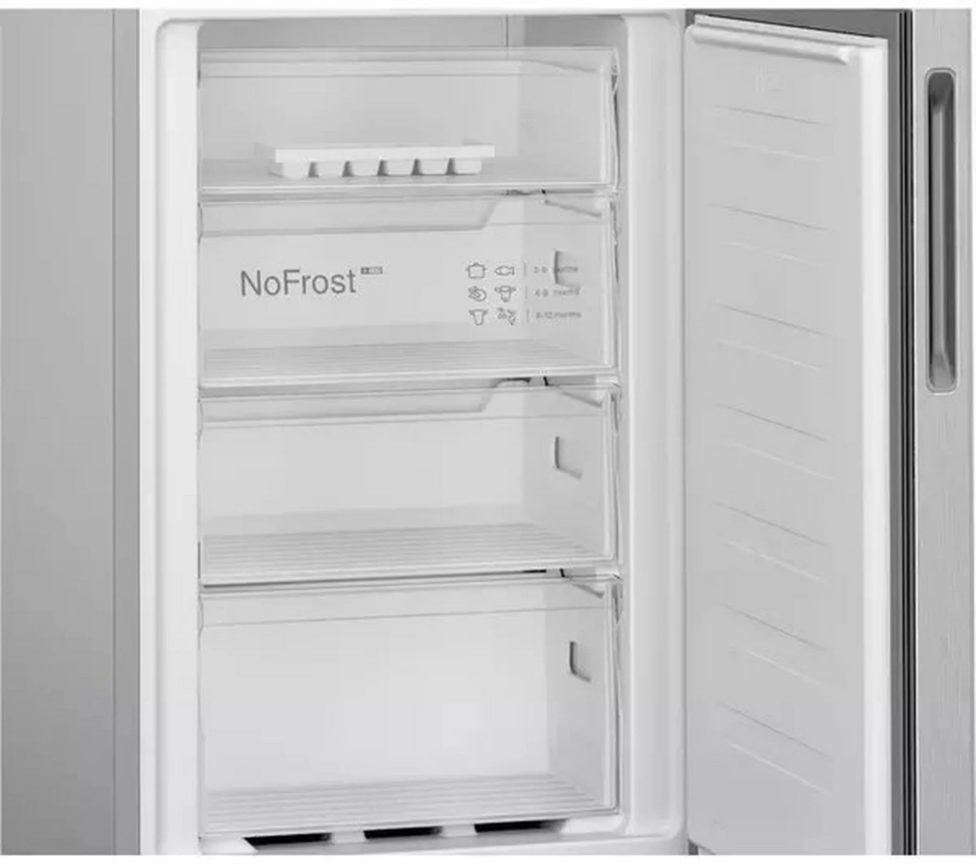 Bosch KGN27NLEAG 55cm 50/50 Frost Free Fridge Freezer - Silver