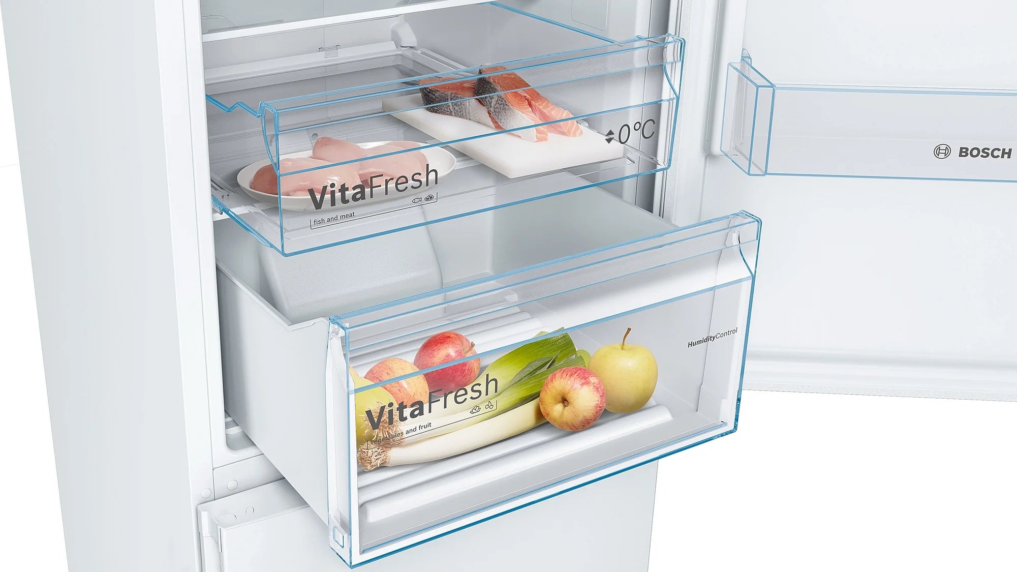 Bosch KGN392WEBG 60cm 70/30 Frost Free Fridge Freezer - White