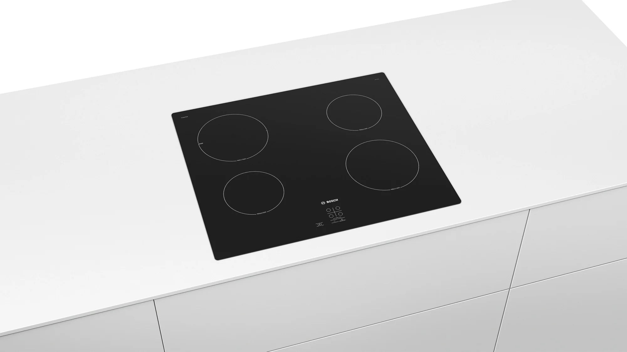 Bosch PUG61RAA5B 59.2cm 4 Zone Induction Hob - Black