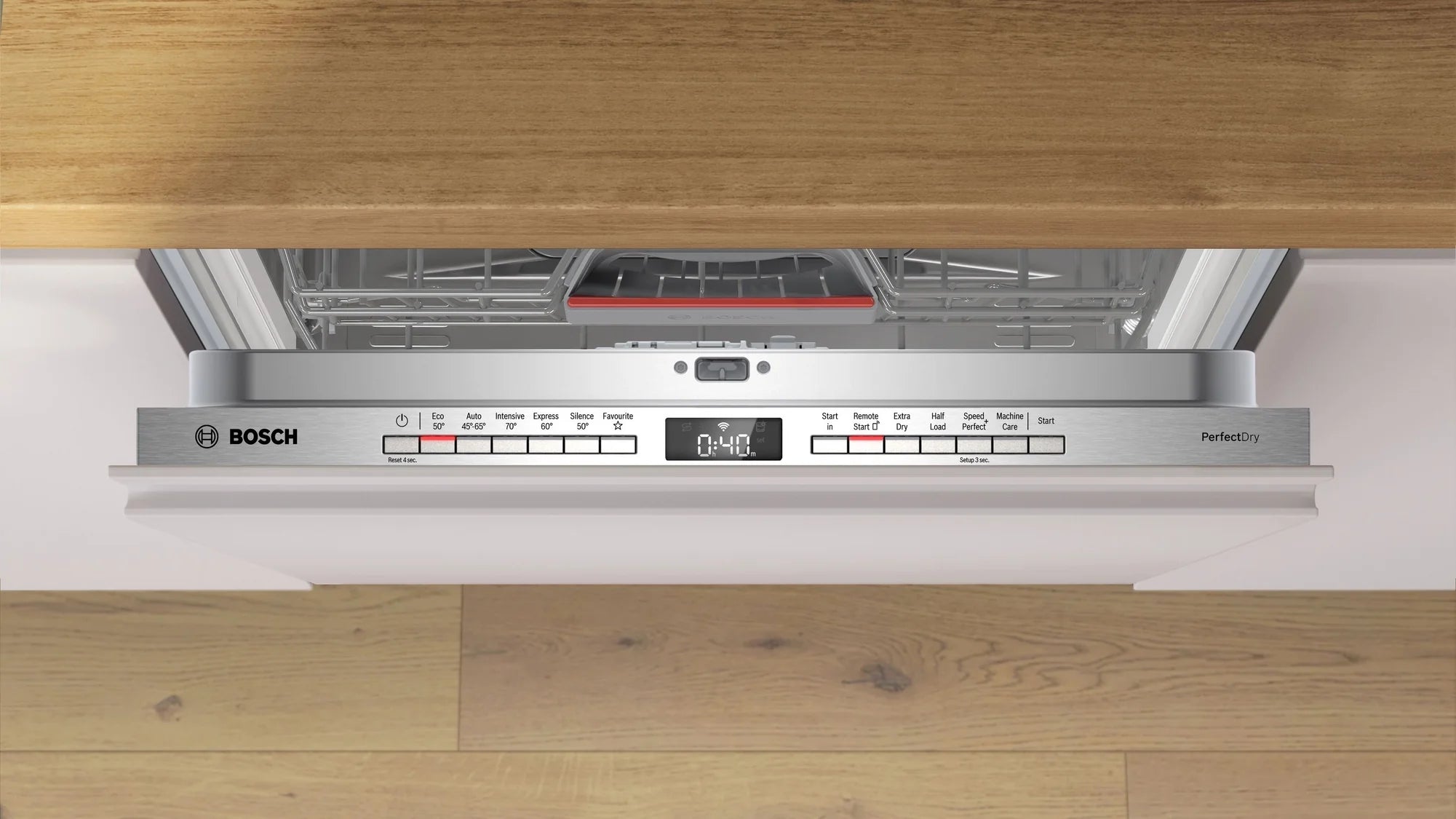 Bosch SMV6ZCX10G Built In Dishwasher - Stainless Steel - 14 Place Settings