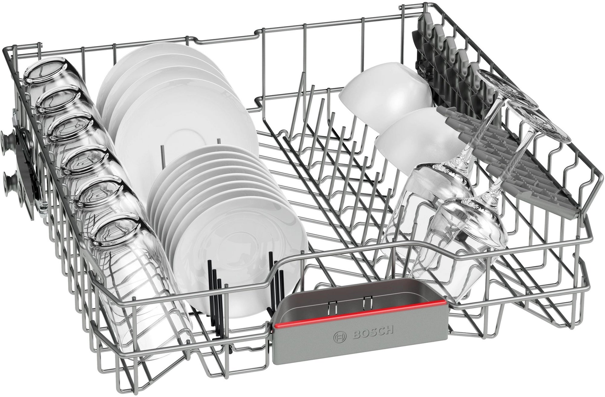 Bosch SMV6ZCX10G Built In Dishwasher - Stainless Steel - 14 Place Settings