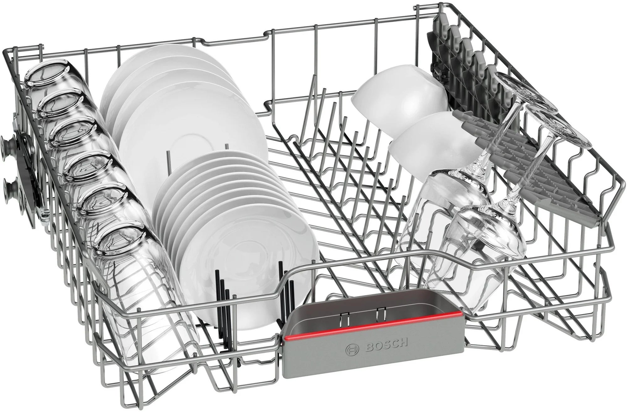 Bosch SMV6ZCX10G Built In Dishwasher - Stainless Steel - 14 Place Settings