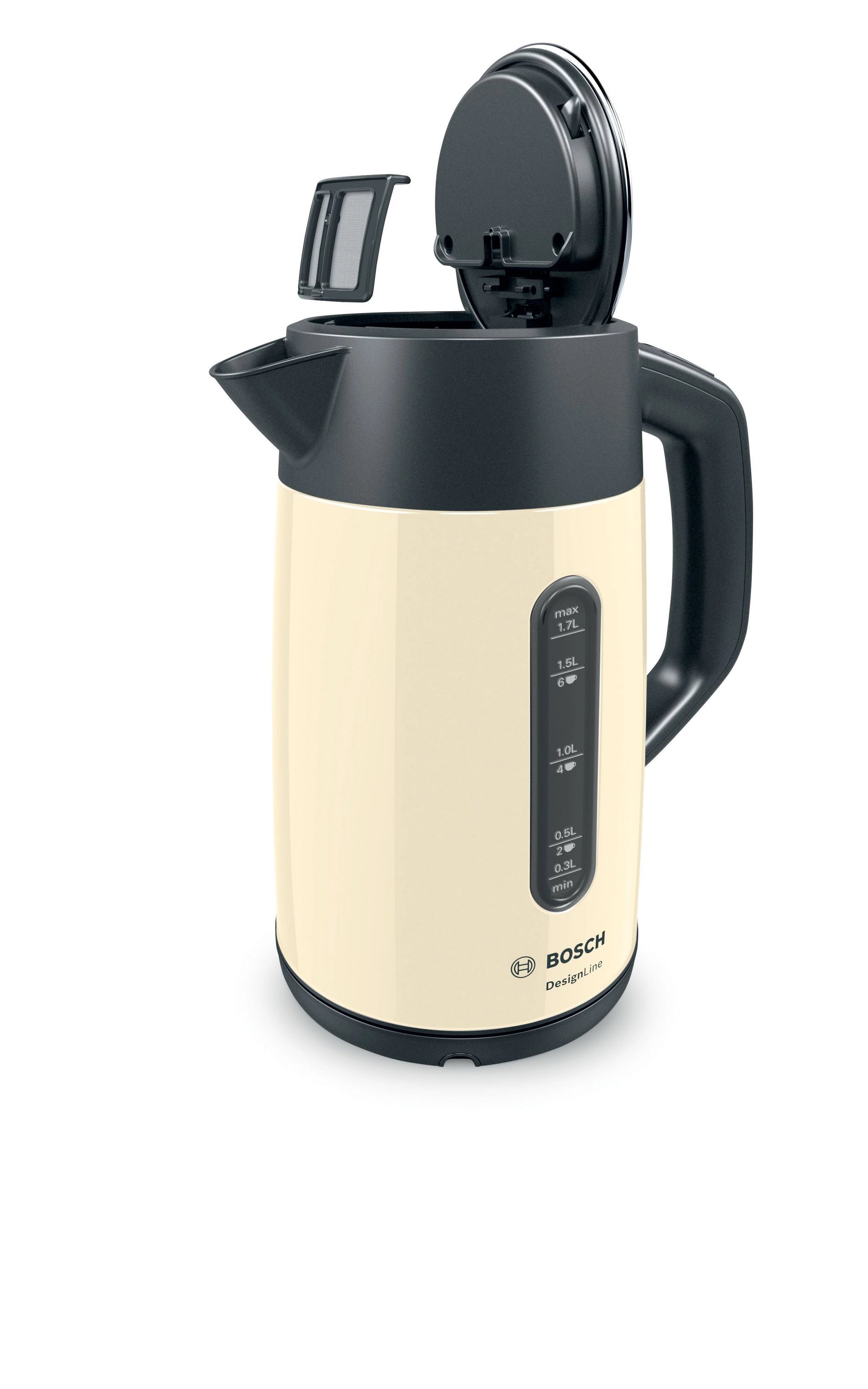 Bosch TWK4P437GB 1.7 Litre Traditional Kettle - Cream