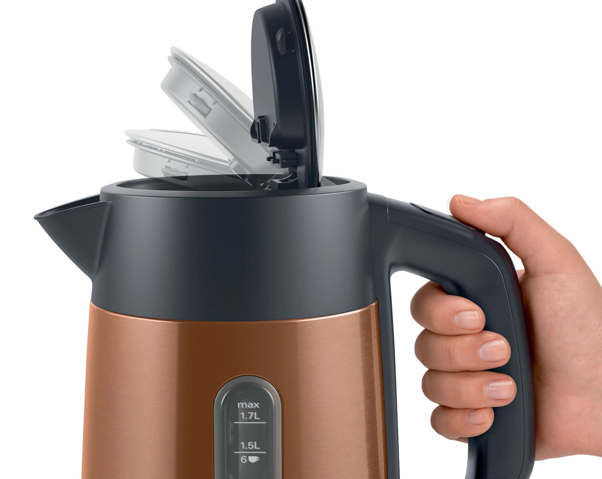 Bosch TWK4P439GB 1.7L Traditional Kettle - Copper